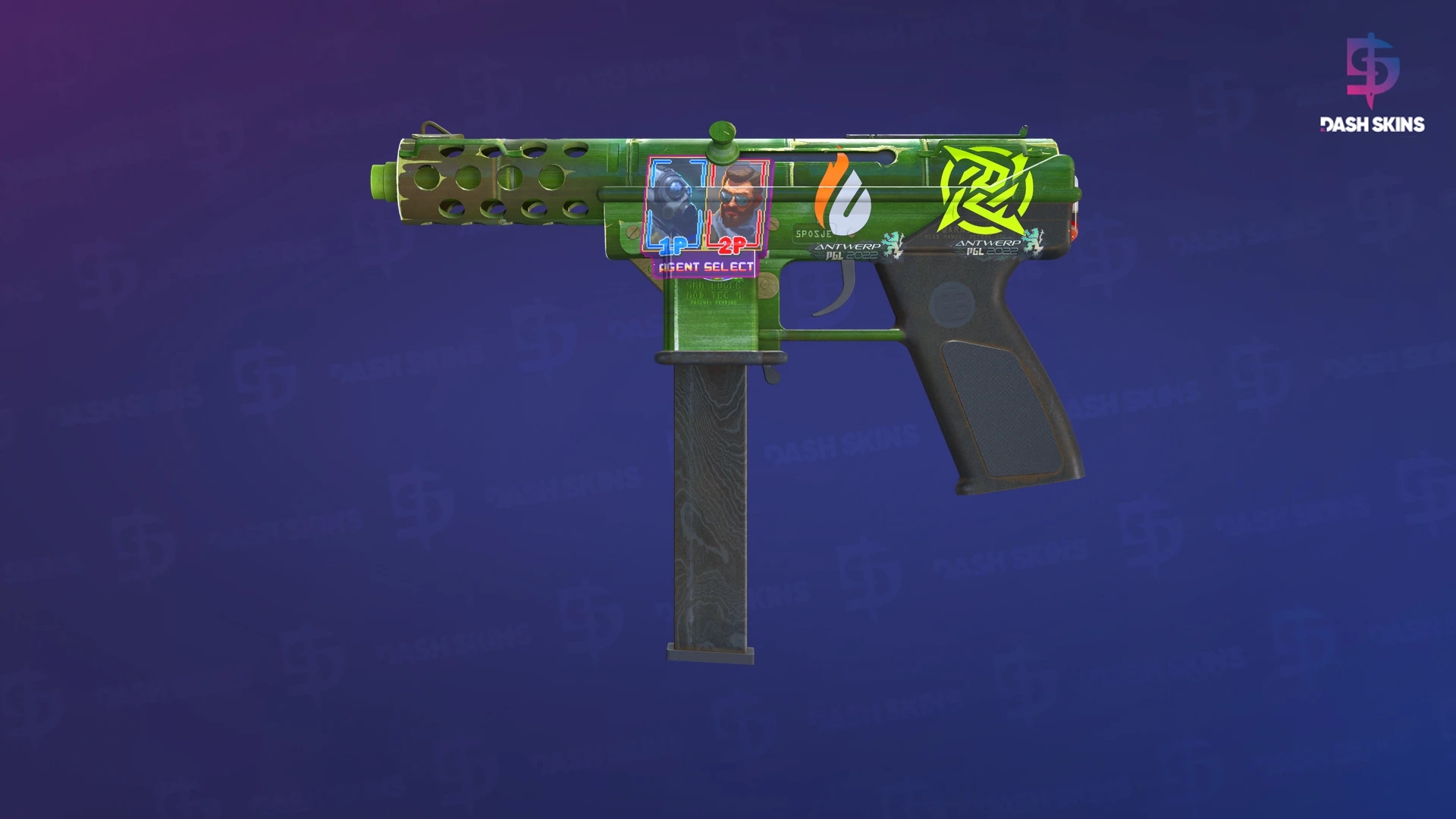 Tec-9 | Bamboozle (Well-Worn) Screenshot Playside