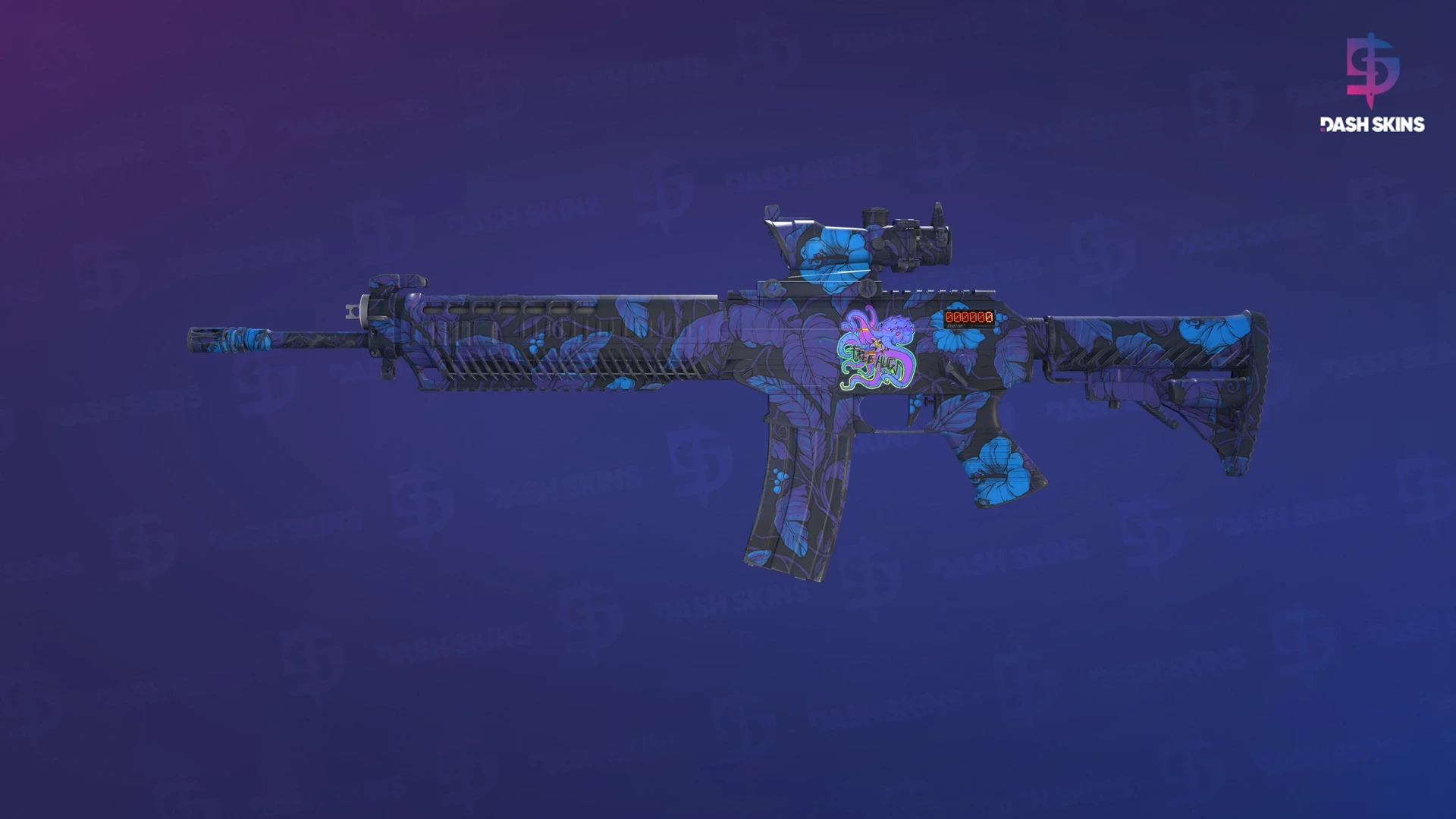 StatTrak™ SG 553 | Aloha (Minimal Wear) Screenshot Playside