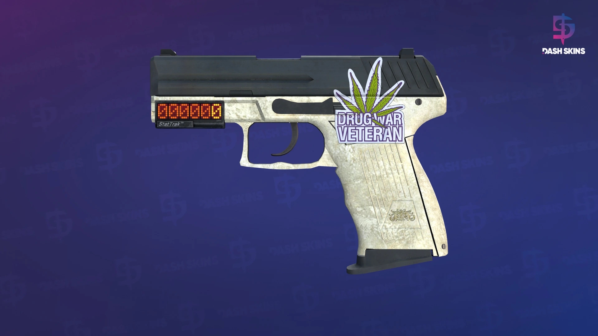 StatTrak™ P2000 | Ivory (Well-Worn) Screenshot Playside
