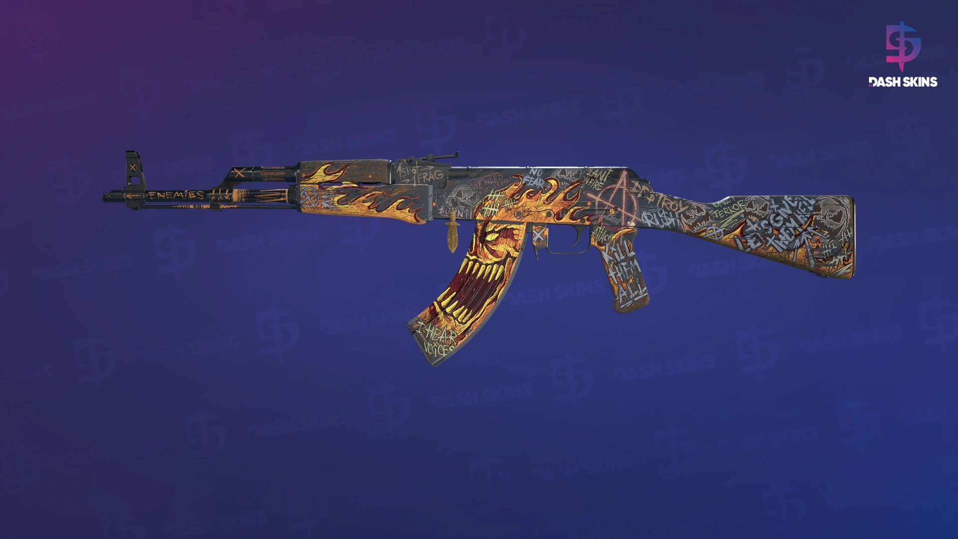 AK-47 | Searing Rage (Field-Tested) Screenshot Playside