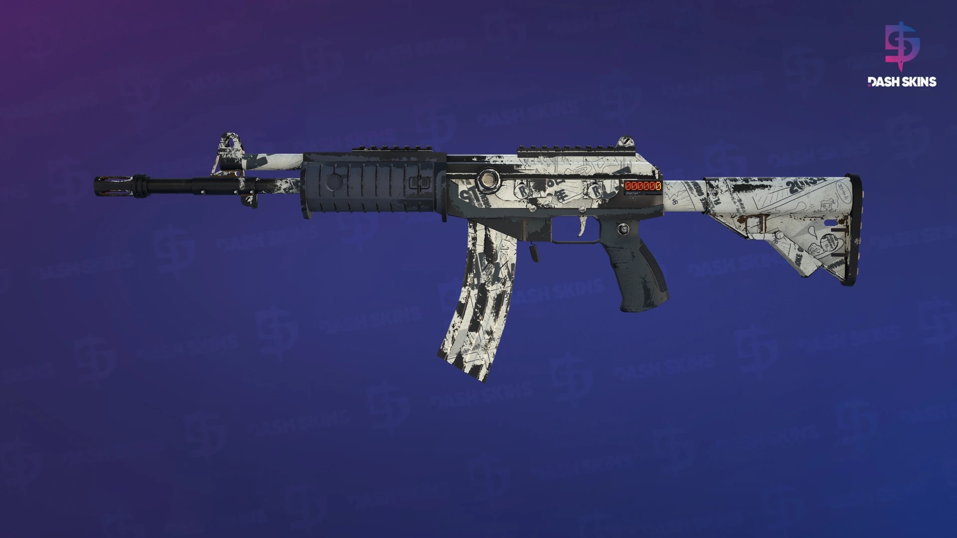 StatTrak™ Galil AR | Kami (Well-Worn) Screenshot Playside