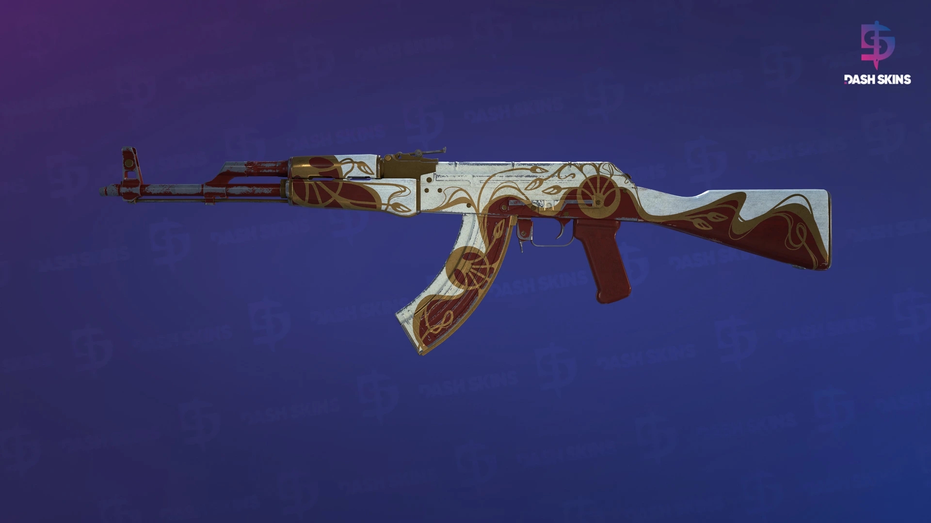 AK-47 | Nouveau Rouge (Well-Worn) Screenshot Playside