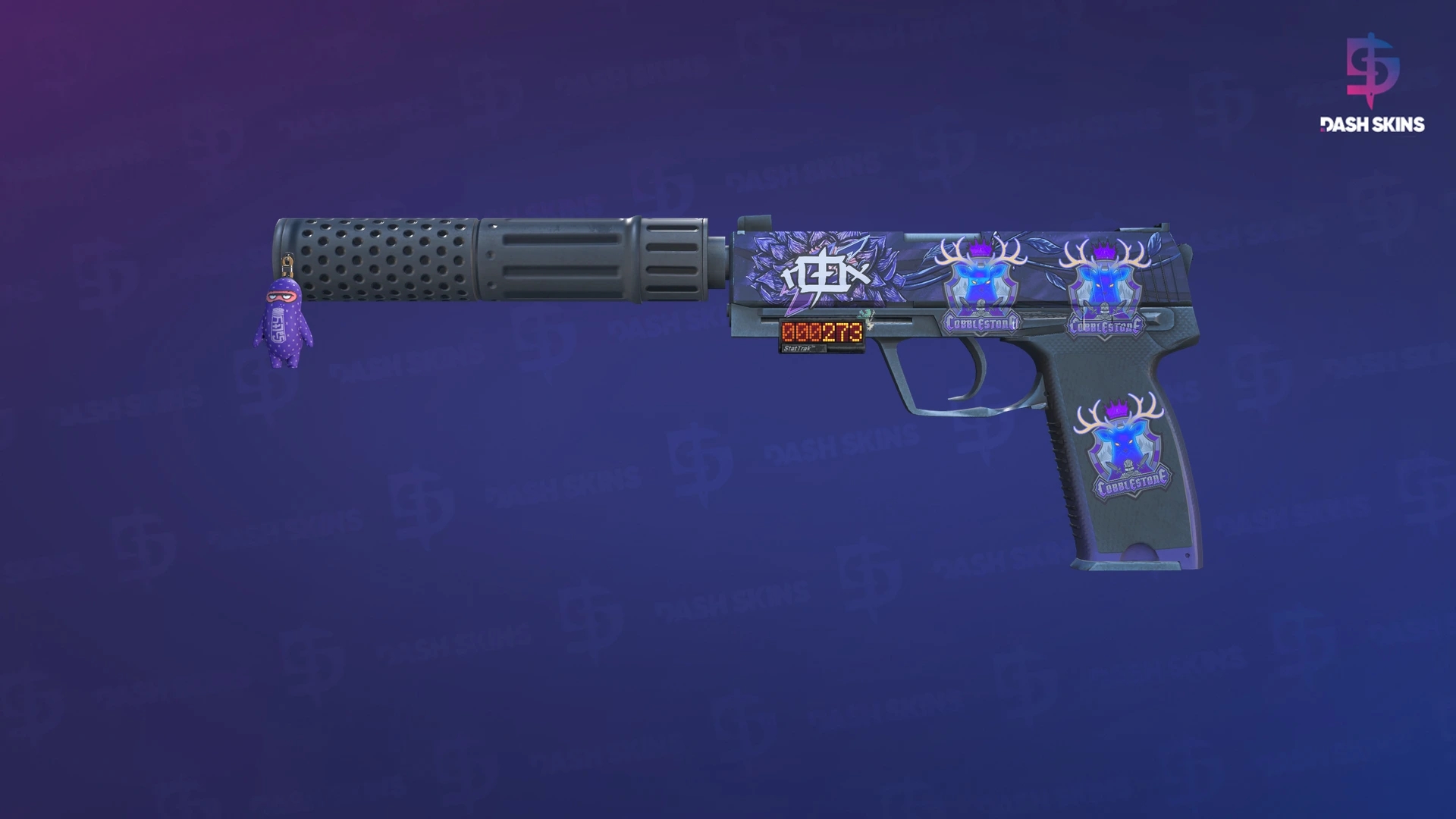 StatTrak™ USP-S | Black Lotus (Minimal Wear) Screenshot Playside