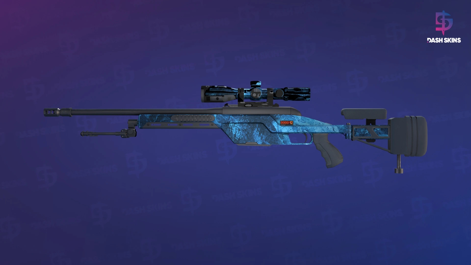 StatTrak™ SSG 08 | Abyss (Minimal Wear) Screenshot Playside