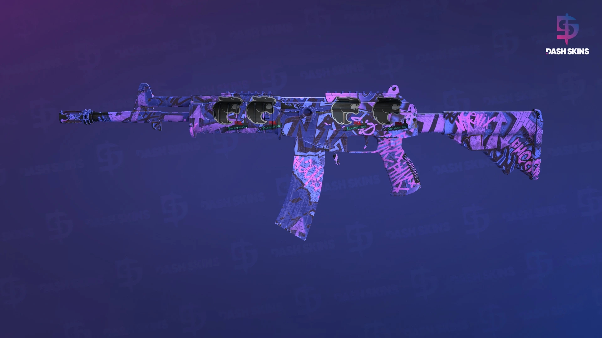 Galil AR | Phoenix Blacklight (Minimal Wear) Screenshot Playside