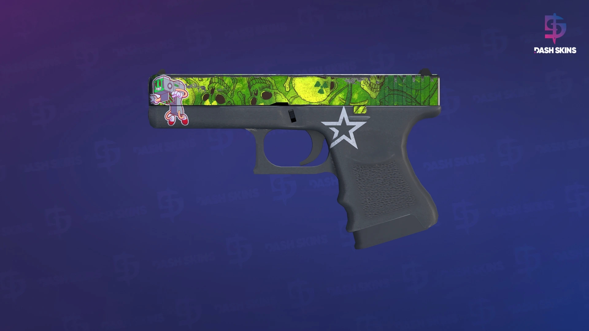 Glock-18 | Nuclear Garden (Battle-Scarred) Screenshot Playside