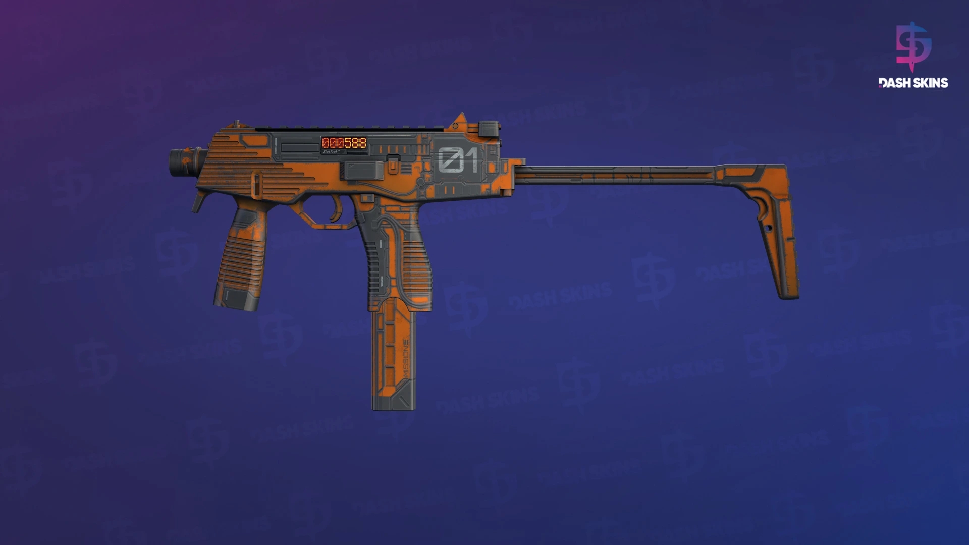 StatTrak™ MP9 | Modest Threat (Minimal Wear) Screenshot Playside