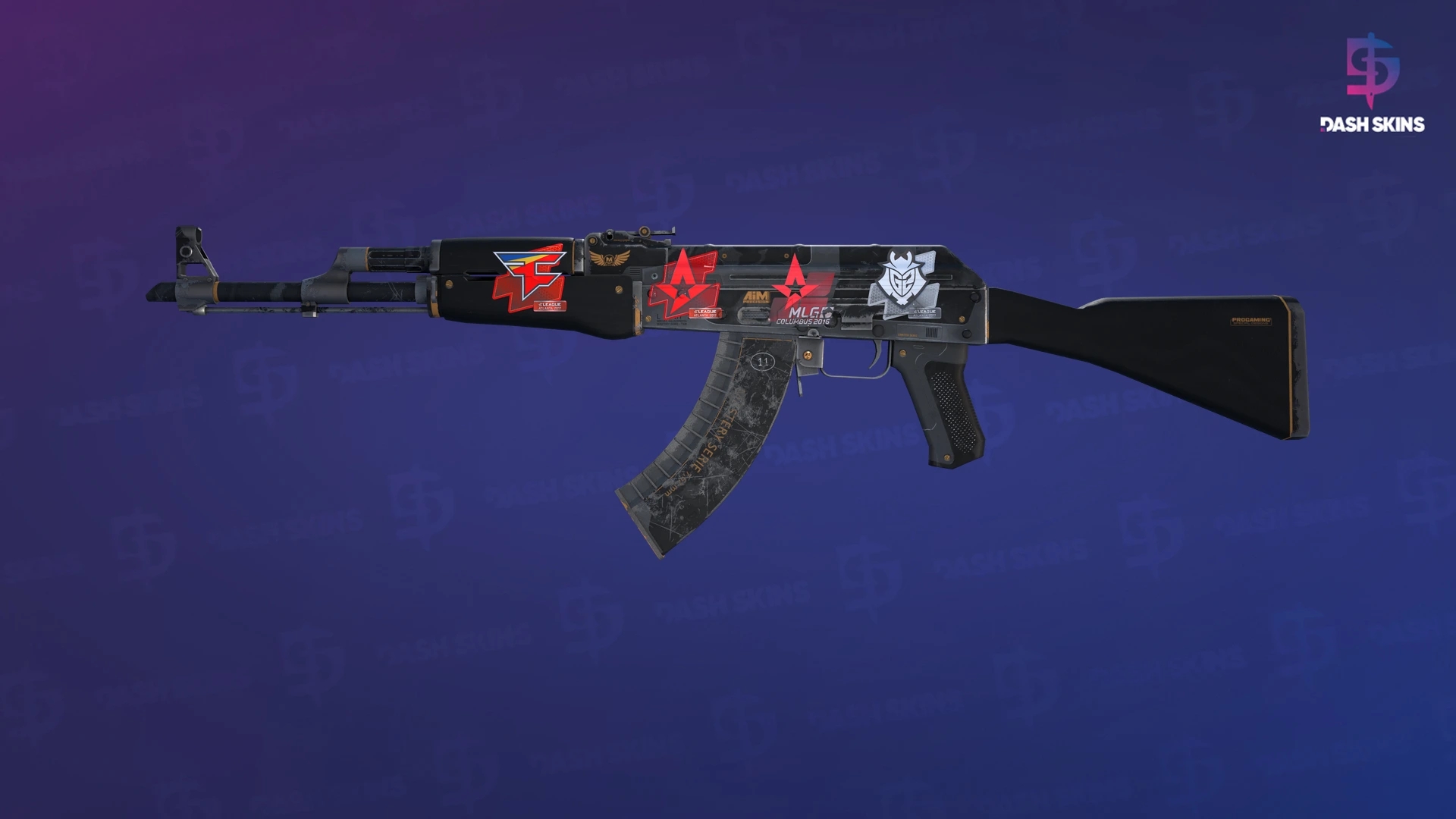 AK-47 | Elite Build (Well-Worn) Screenshot Playside