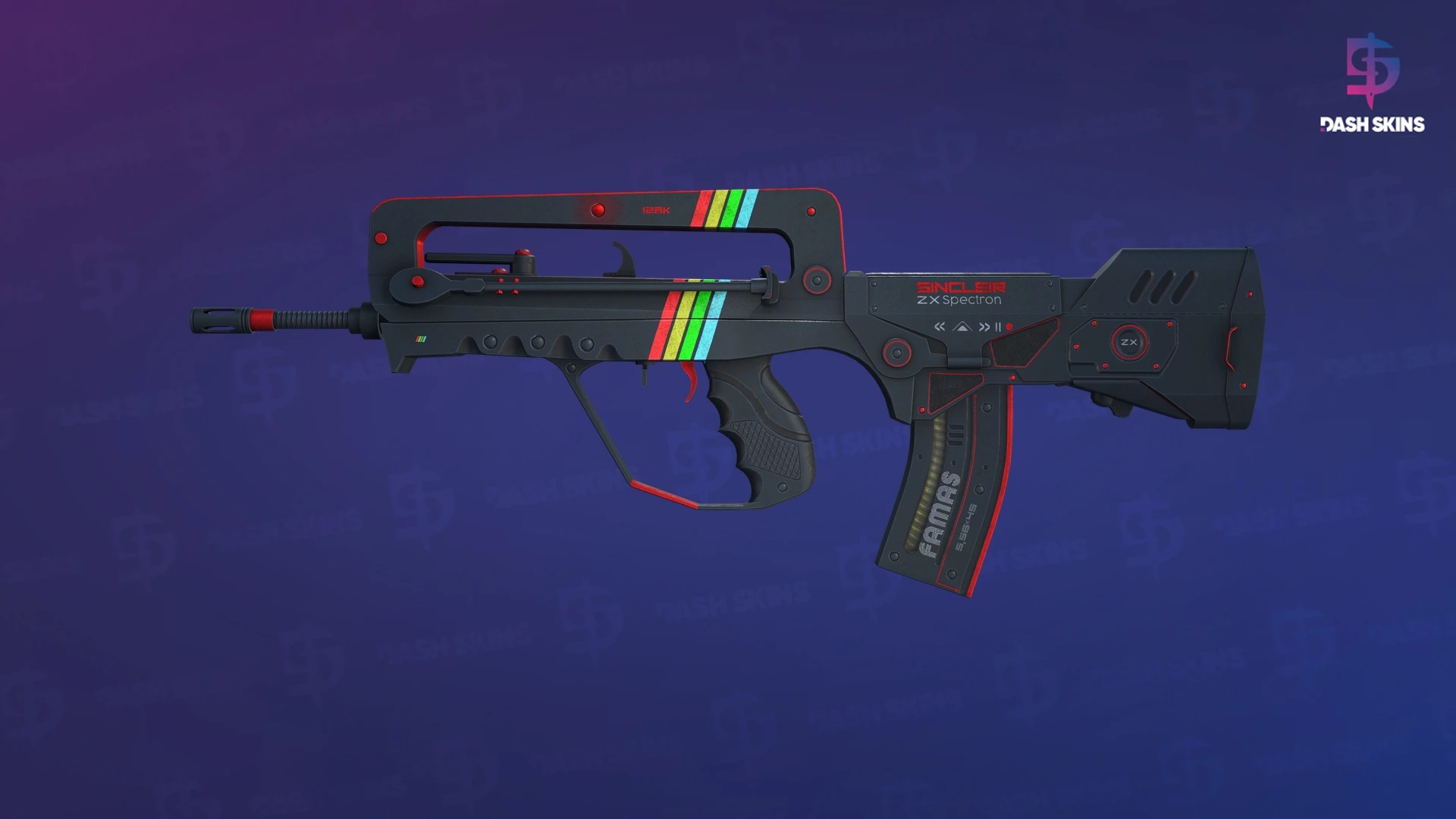 FAMAS | ZX Spectron (Battle-Scarred) Screenshot Playside