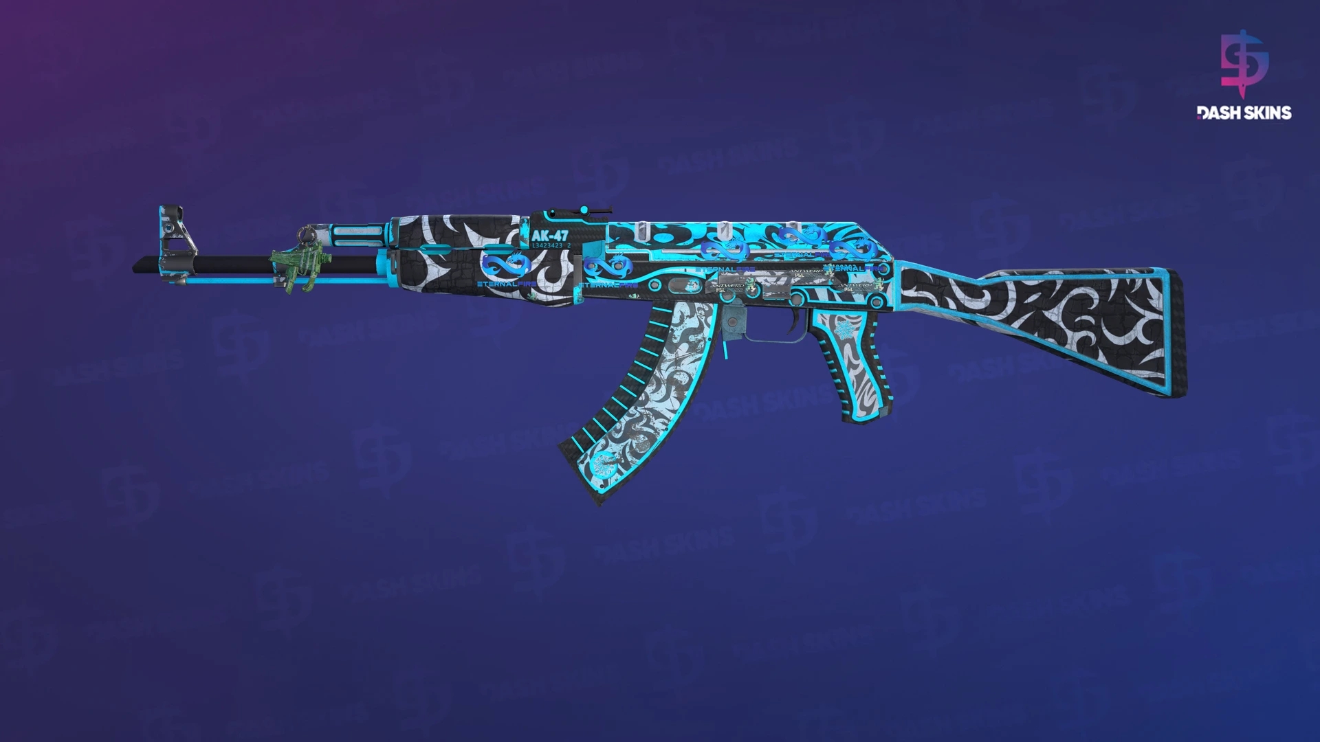 AK-47 | Frontside Misty (Well-Worn) Screenshot Playside