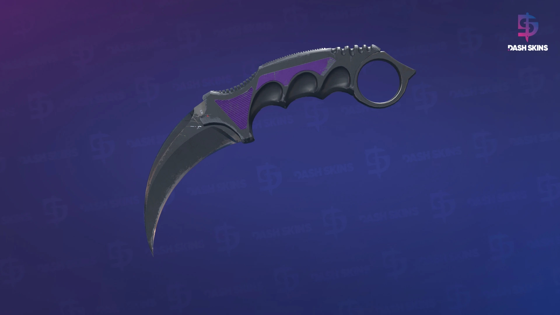 ★ Karambit | Ultraviolet (Well-Worn) Screenshot Playside