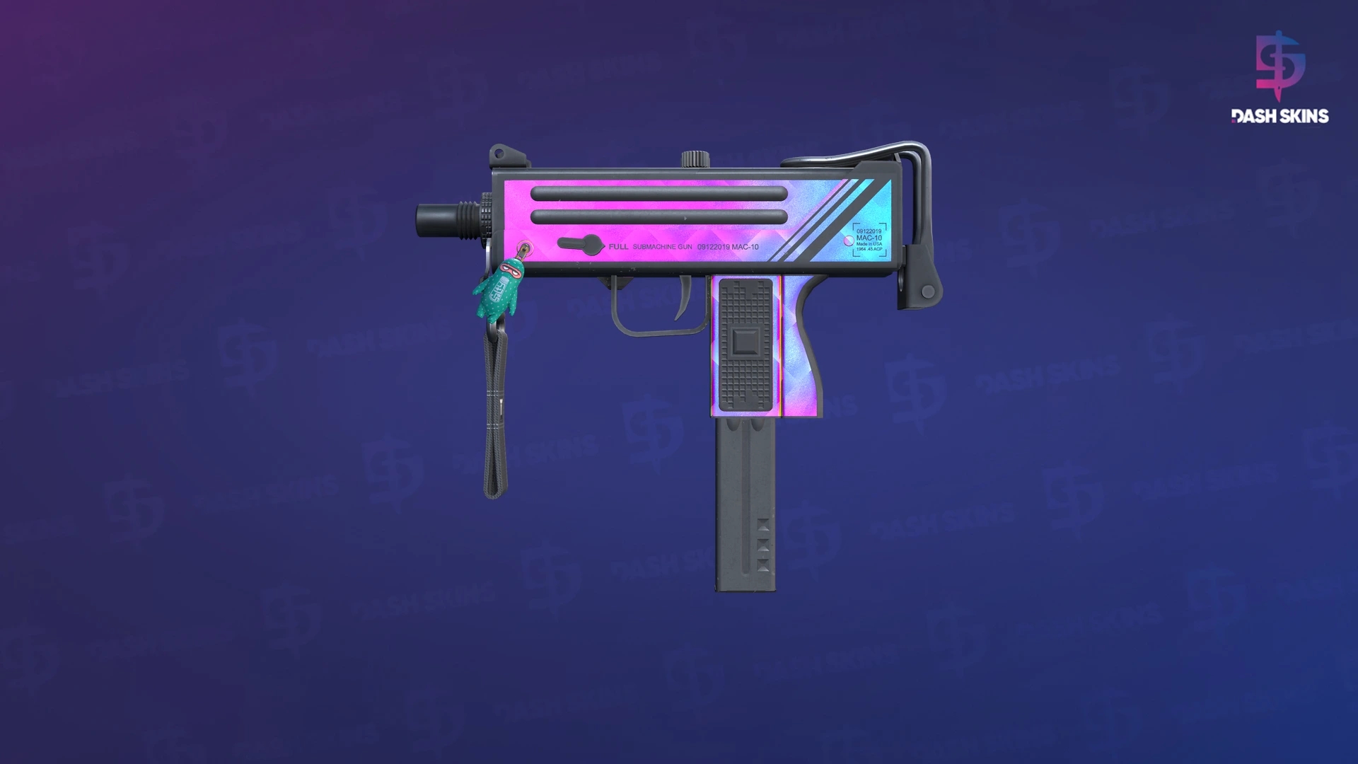 MAC-10 | Disco Tech (Field-Tested) Screenshot Playside
