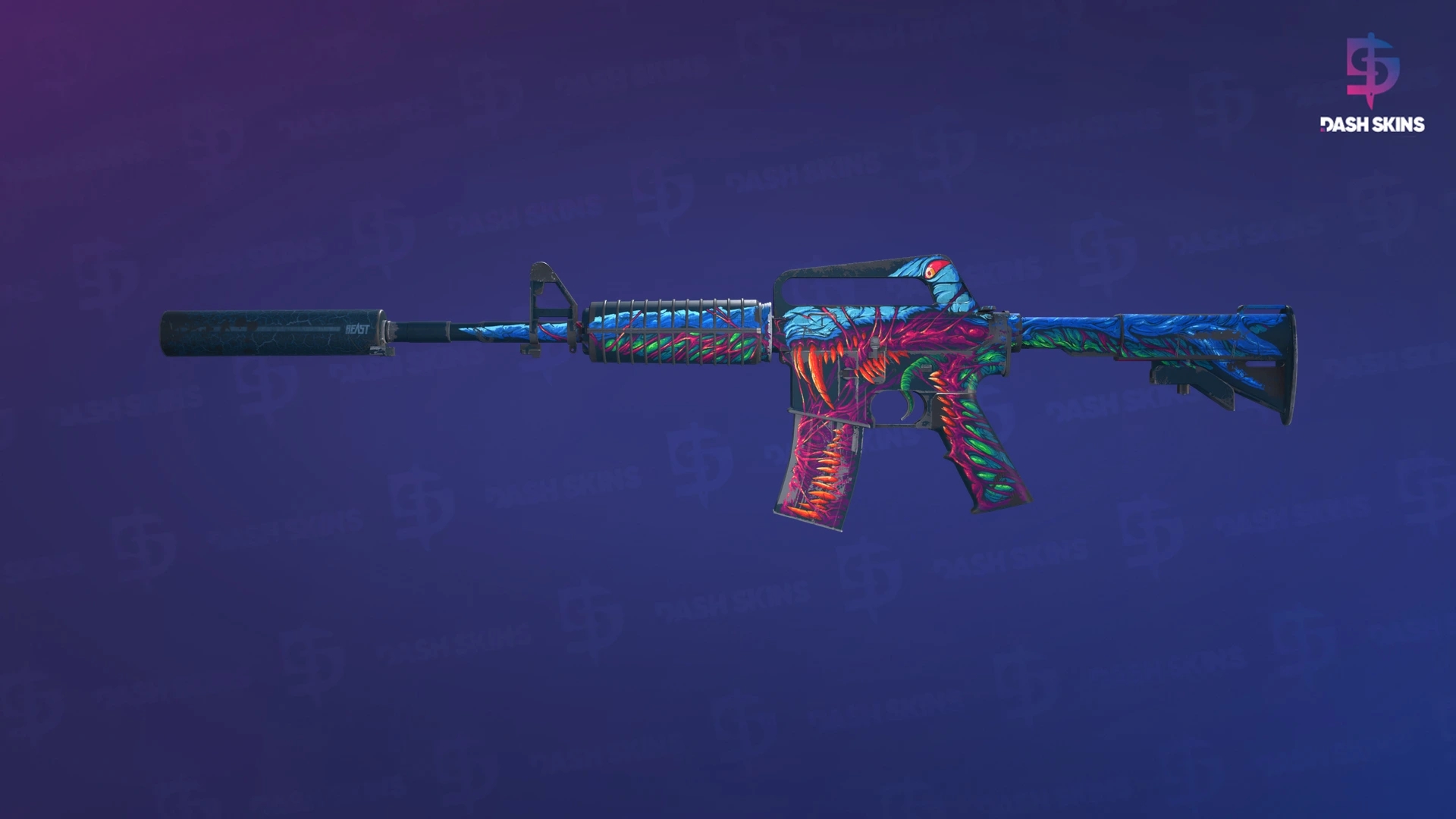 M4A1-S | Hyper Beast (Well-Worn) Screenshot Playside