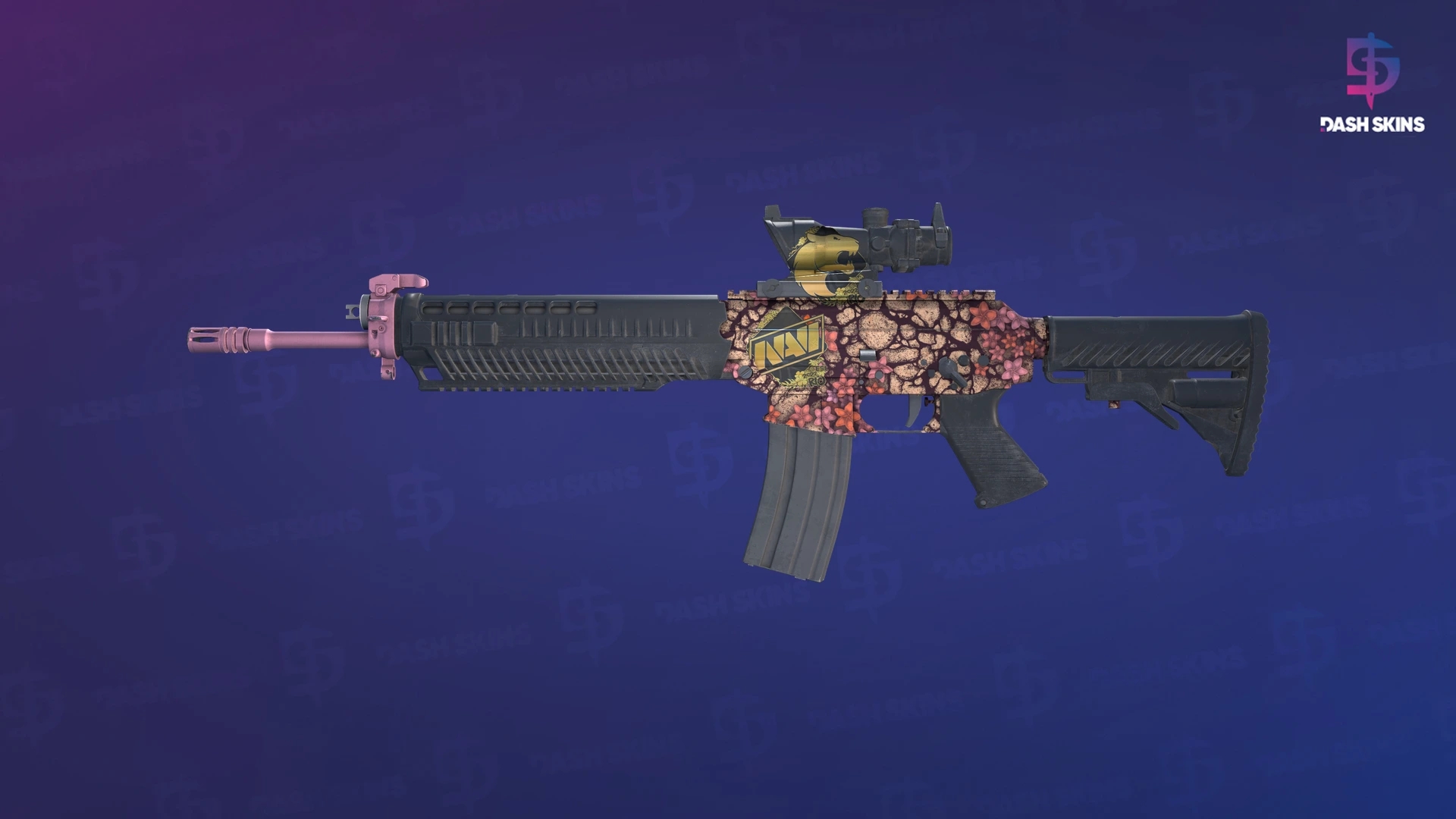 Souvenir SG 553 | Desert Blossom (Minimal Wear) Screenshot Playside
