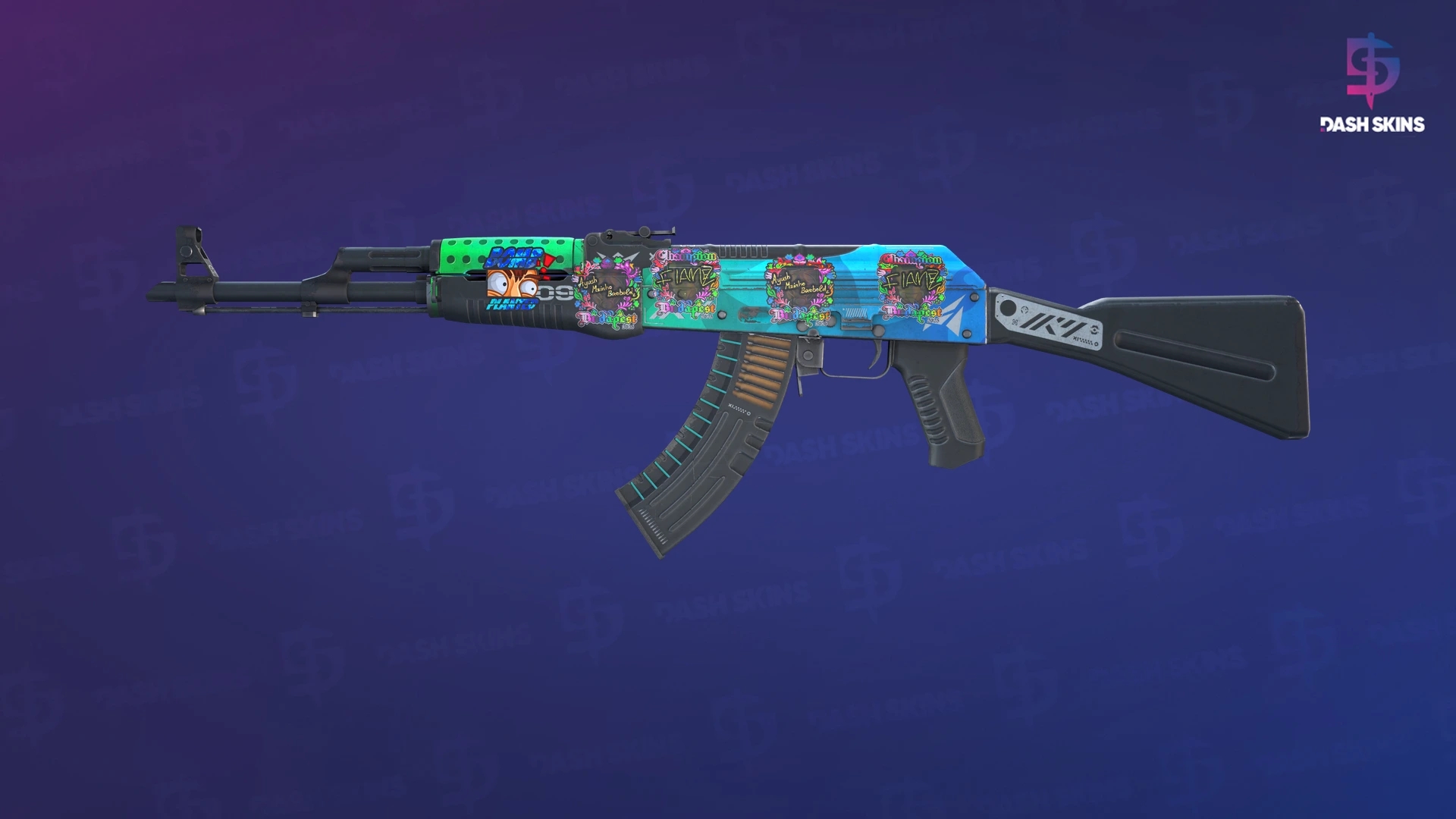 AK-47 | Ice Coaled (Field-Tested) Screenshot Playside