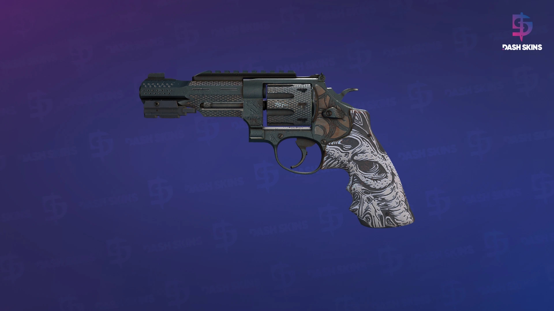 R8 Revolver | Bone Forged (Field-Tested) Screenshot Playside