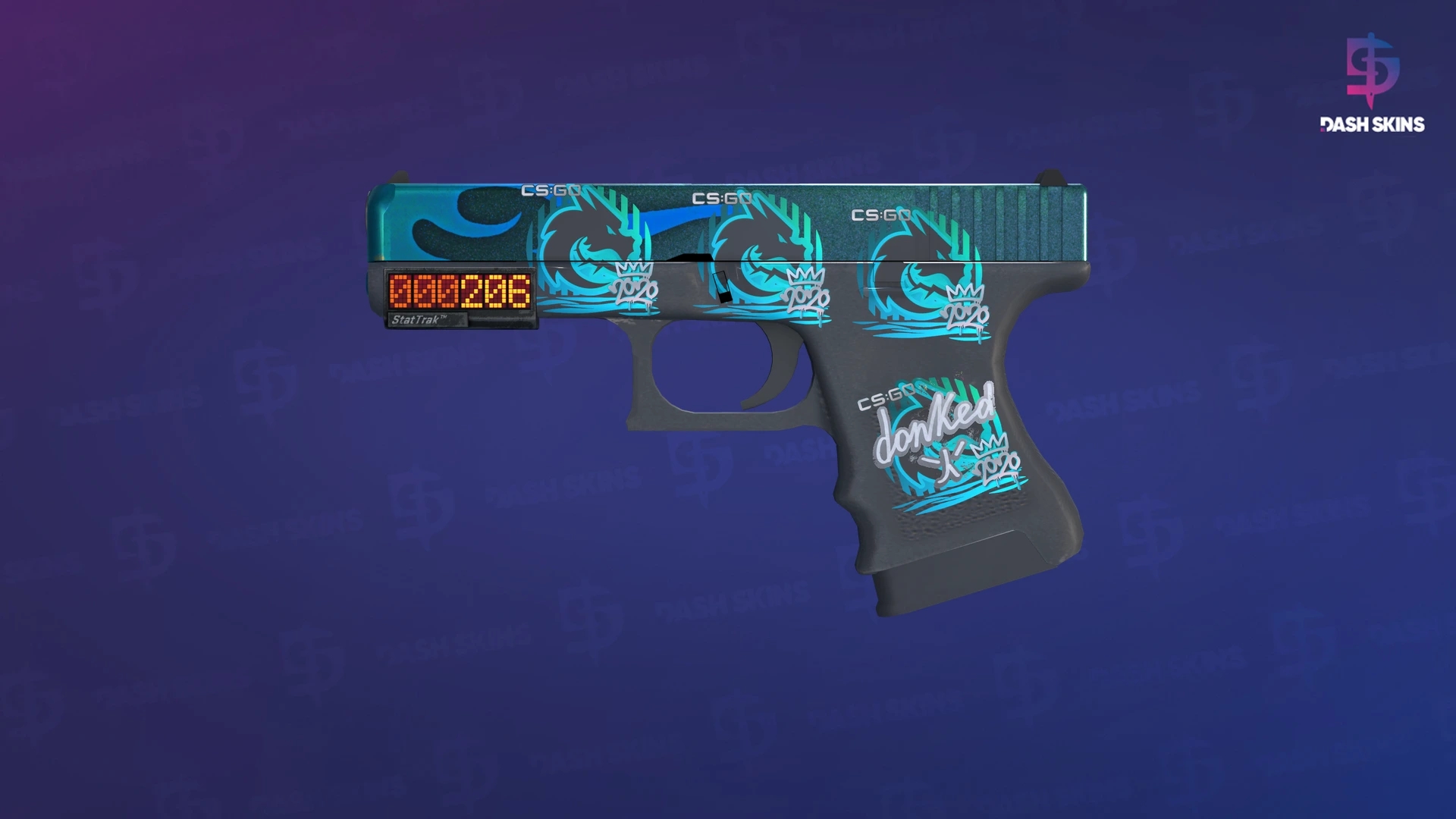 StatTrak™ Glock-18 | Bunsen Burner (Field-Tested) Screenshot Playside