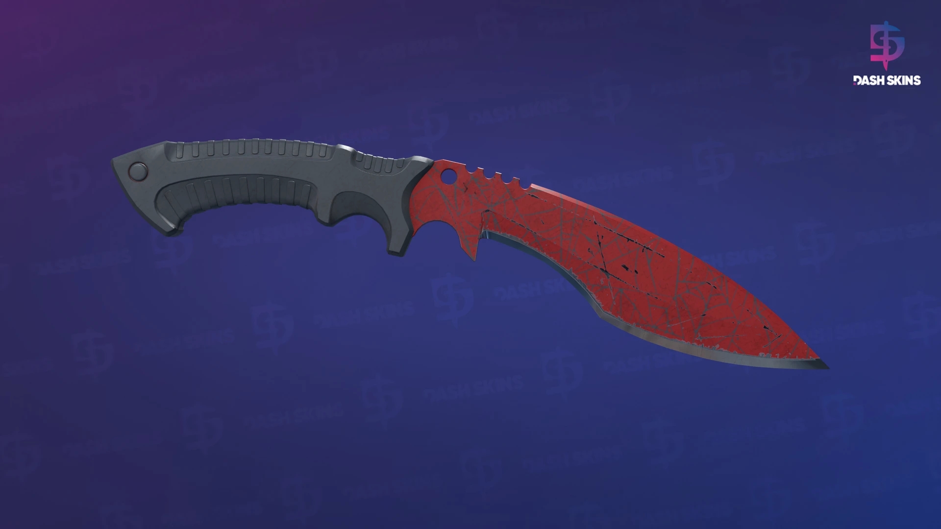 ★ Kukri Knife | Crimson Web (Well-Worn) Screenshot Playside
