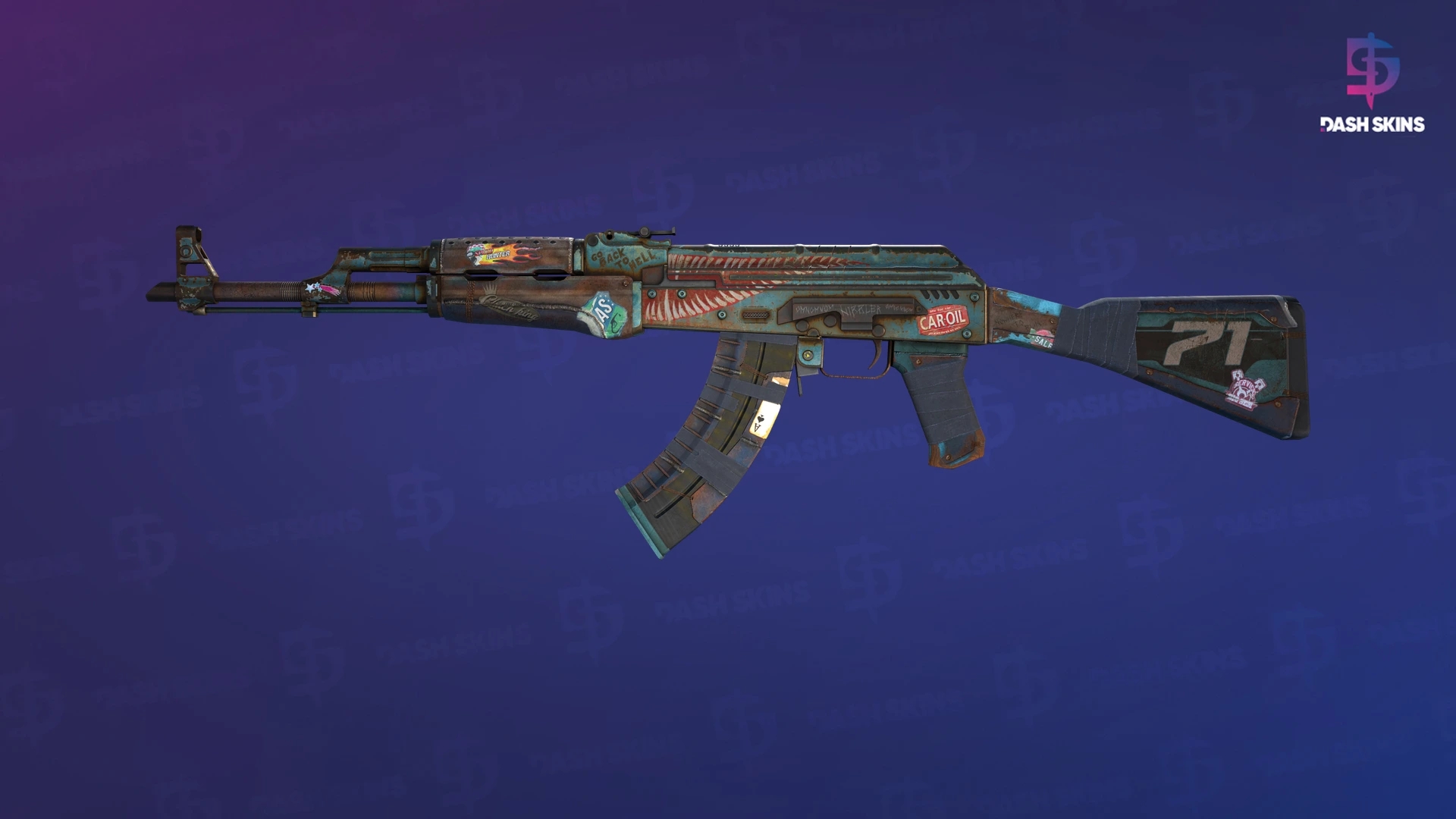 AK-47 | Rat Rod (Battle-Scarred) Screenshot Playside