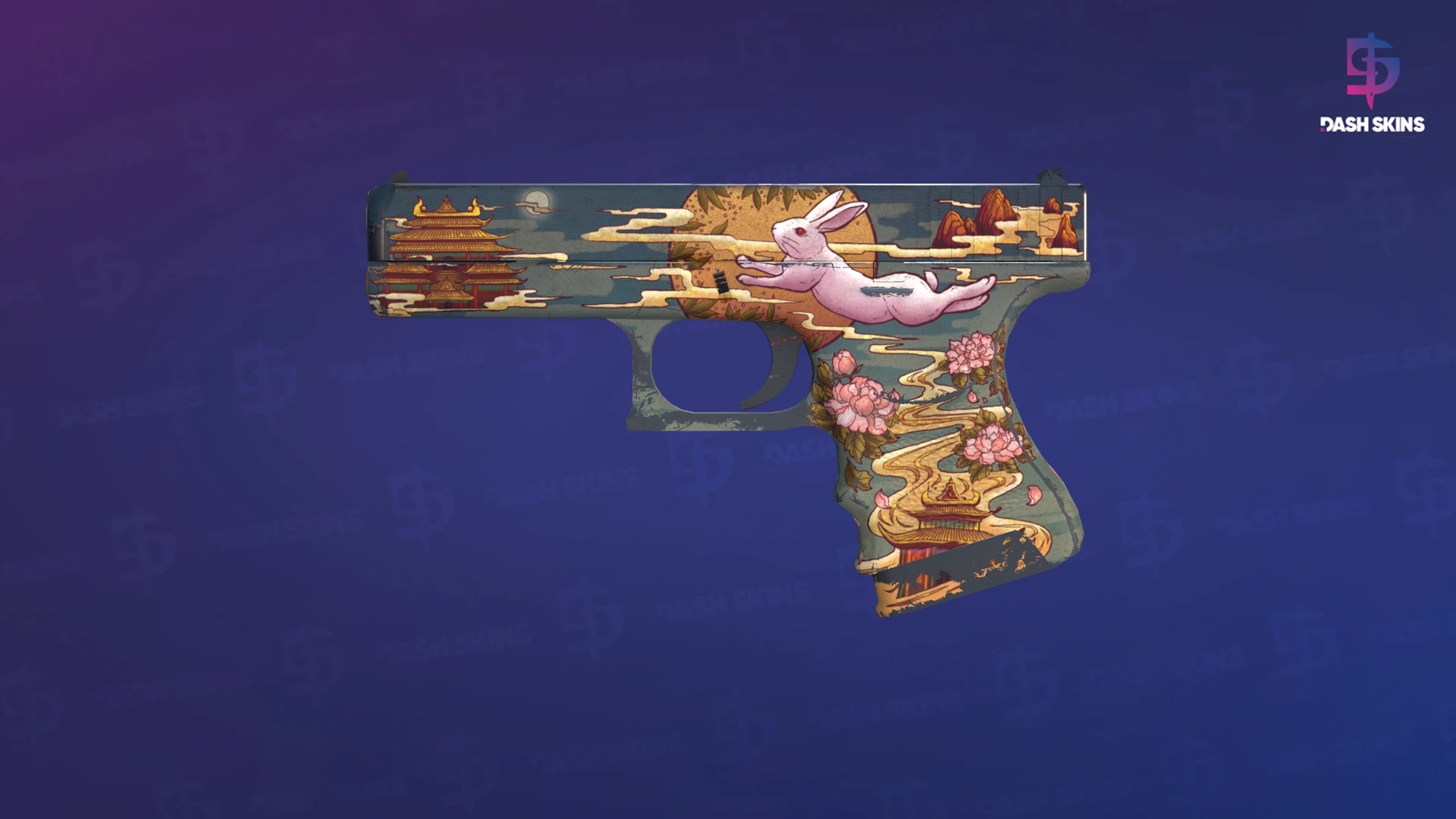 Glock-18 | Umbral Rabbit (Well-Worn) Screenshot Playside
