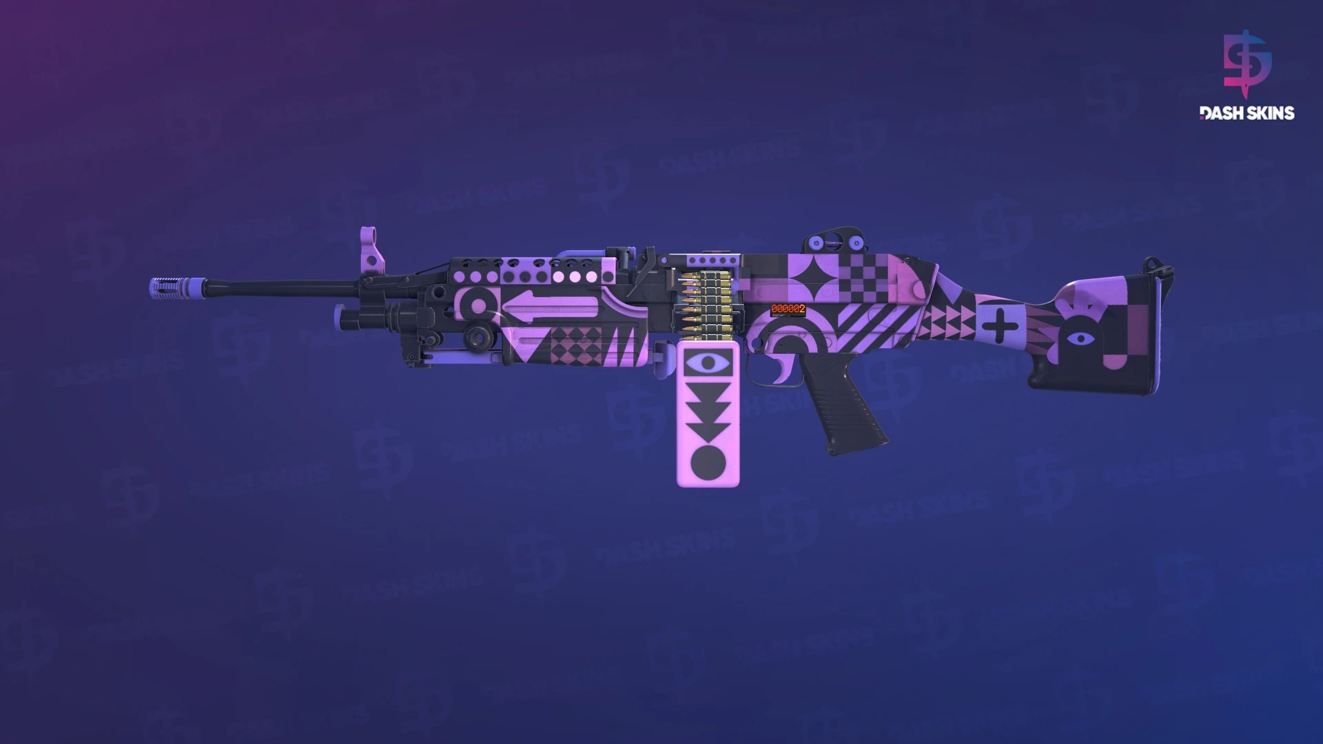 StatTrak™ M249 | Bock Blocks (Factory New) Screenshot Playside