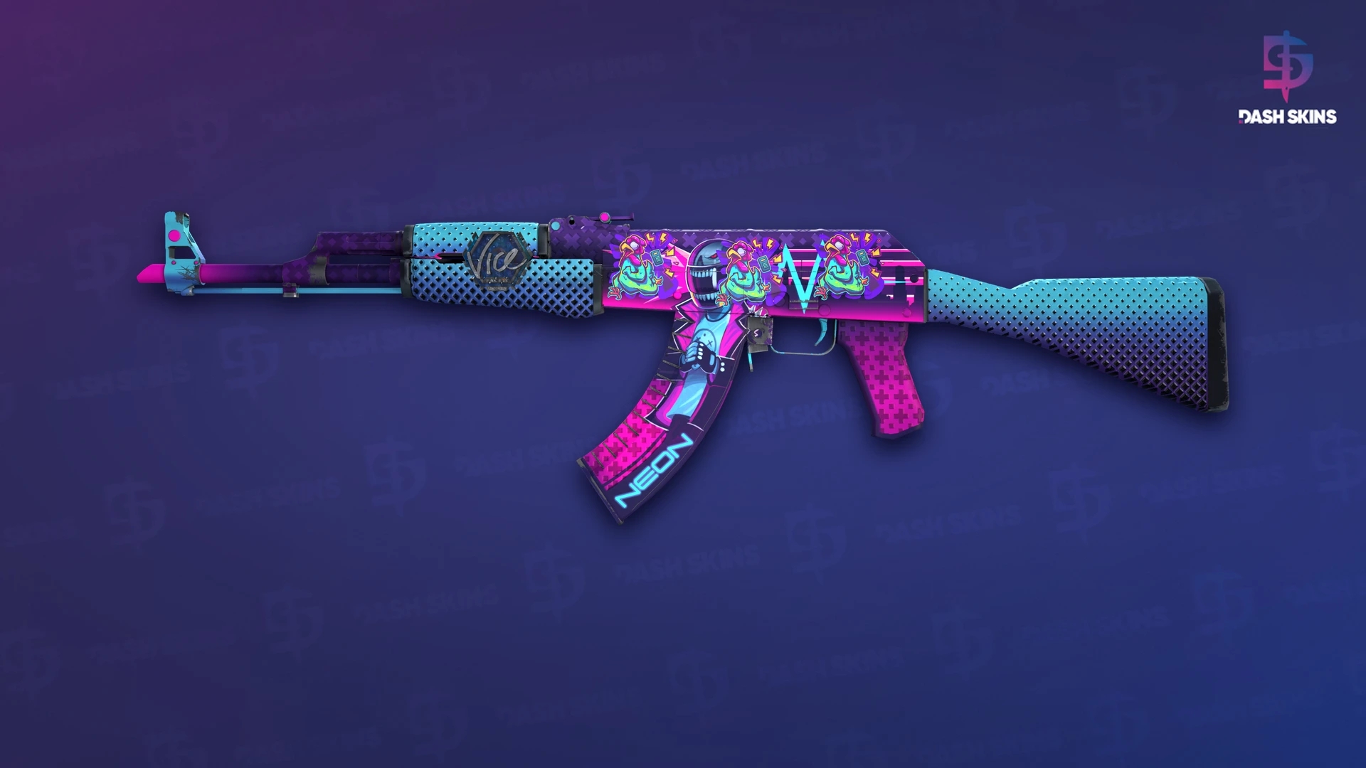 AK-47 | Neon Rider (Minimal Wear) Screenshot Playside