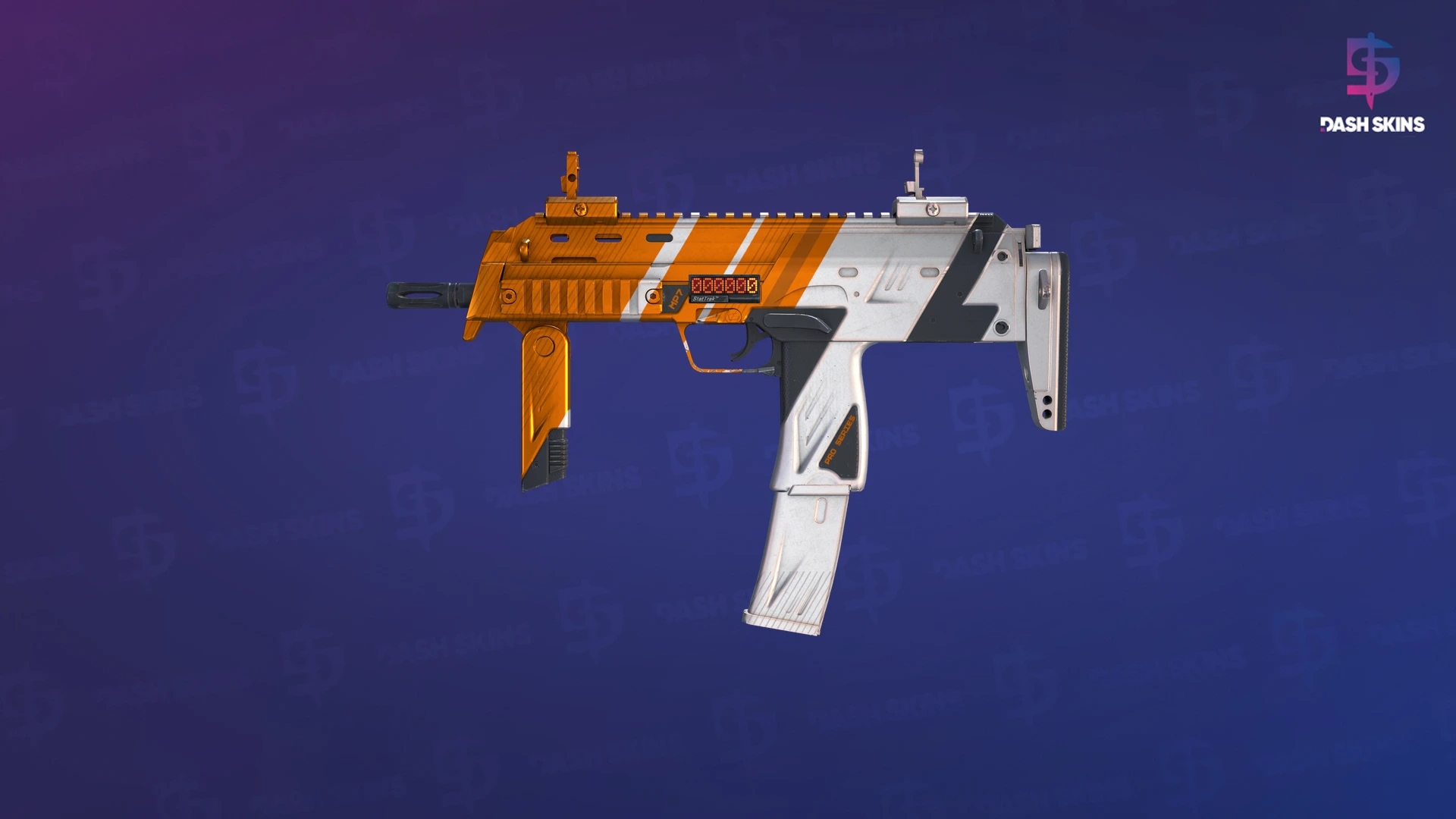 StatTrak™ MP7 | Amberline (Minimal Wear) Screenshot Playside