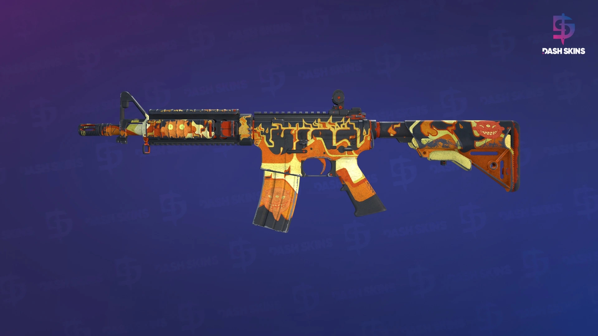 M4A4 | Hellish (Battle-Scarred) Screenshot Playside