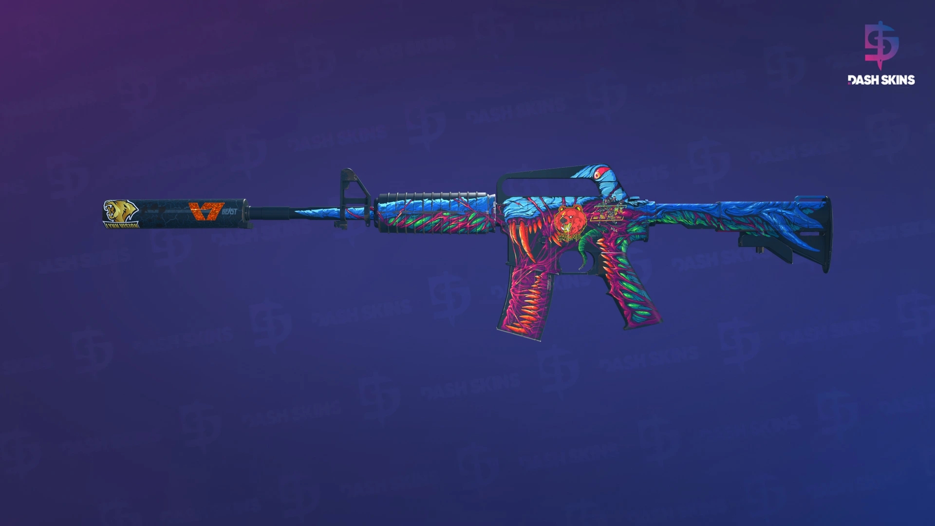 M4A1-S | Hyper Beast (Minimal Wear) Screenshot Playside