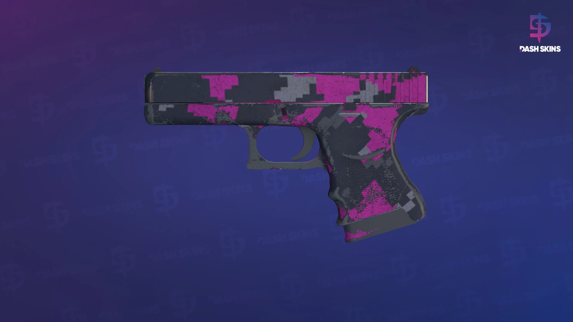 Souvenir Glock-18 | Pink DDPAT (Battle-Scarred) Screenshot Playside