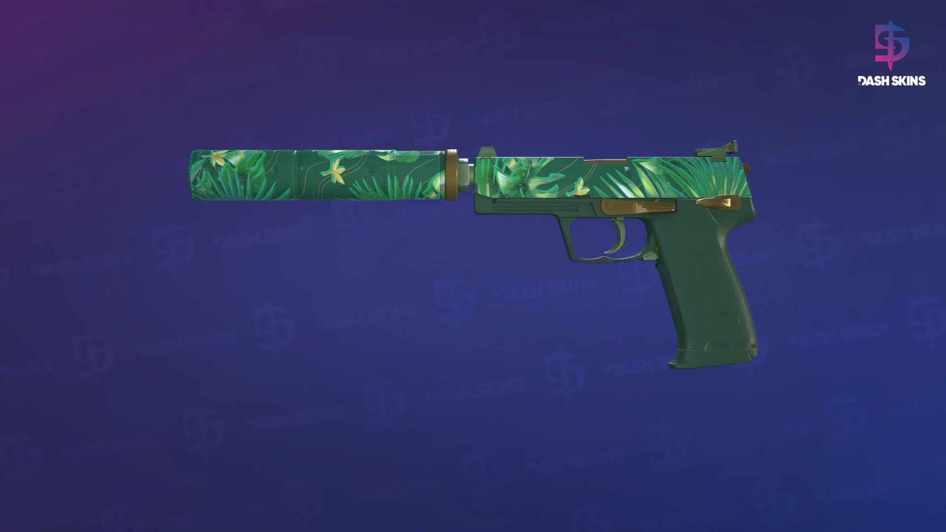 USP-S | Tropical Breeze (Minimal Wear) Screenshot Playside