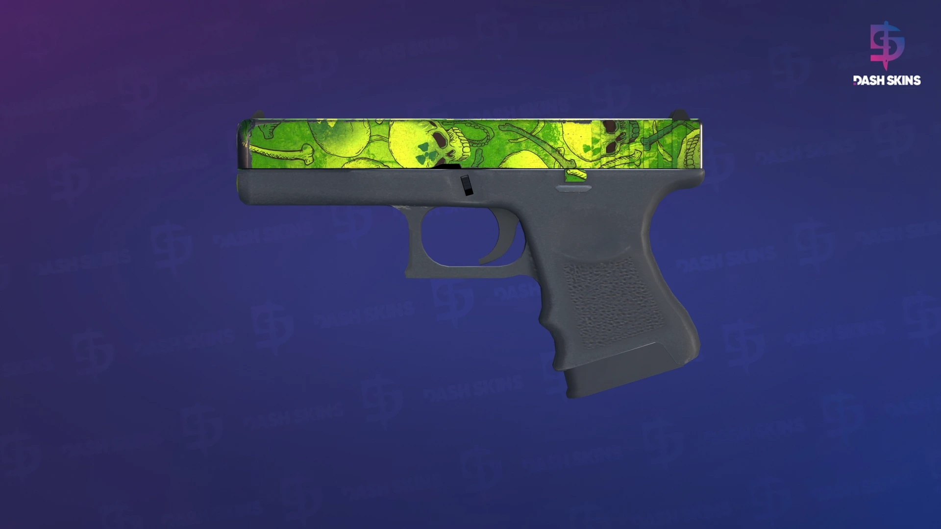 Glock-18 | Nuclear Garden (Well-Worn) Screenshot Playside