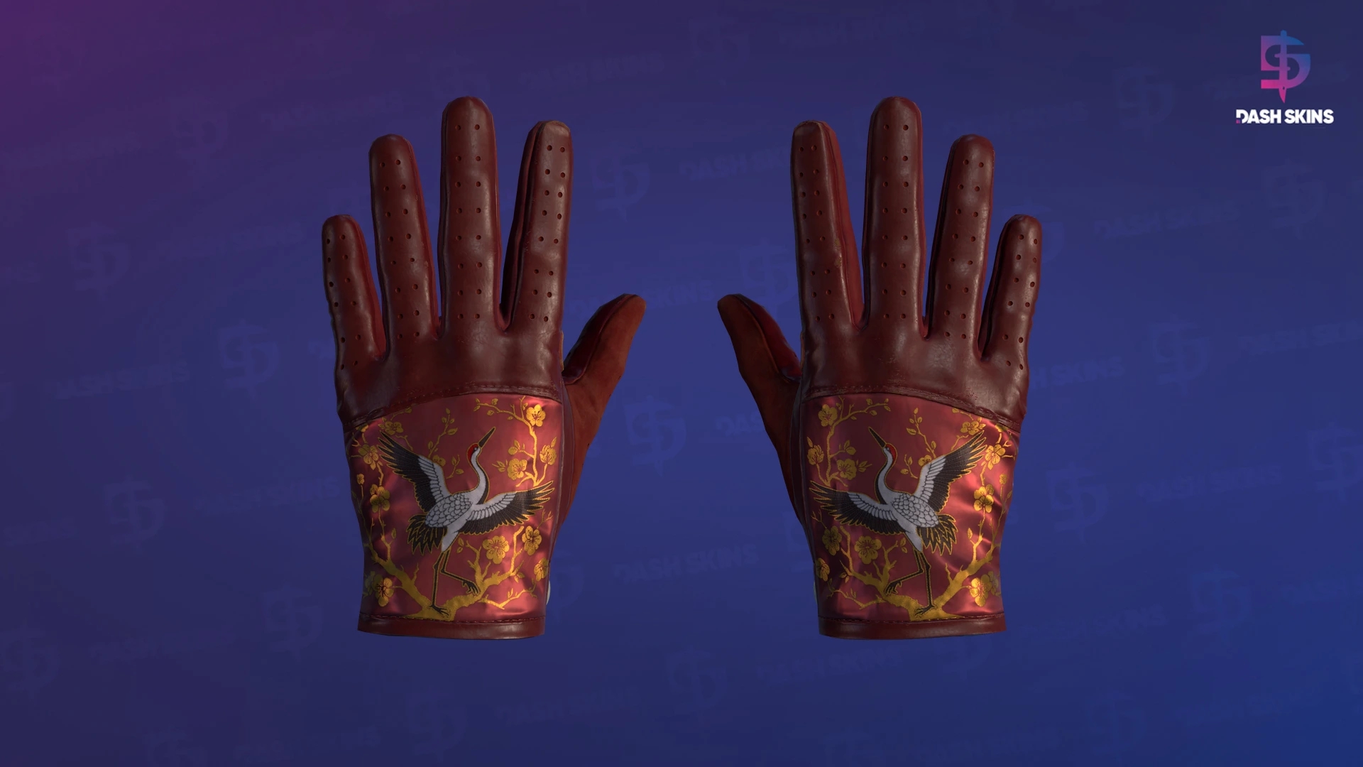 ★ Driver Gloves | Brocade Crane (Field-Tested) Screenshot Playside