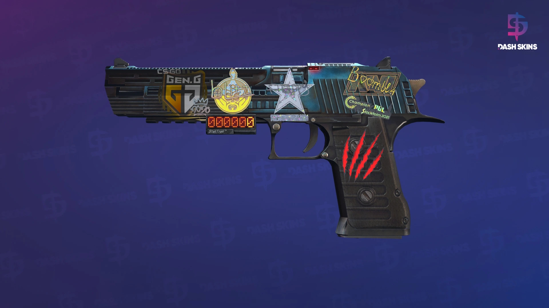 StatTrak™ Desert Eagle | Directive (Well-Worn) Screenshot Playside