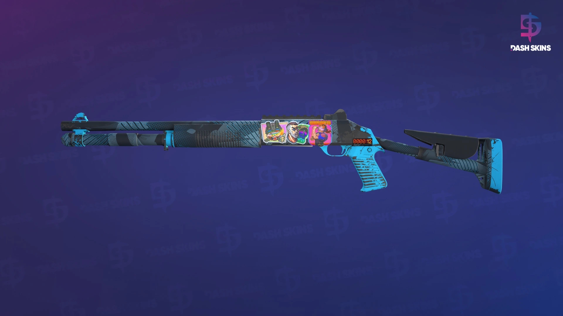 StatTrak™ XM1014 | Slipstream (Minimal Wear) Screenshot Playside