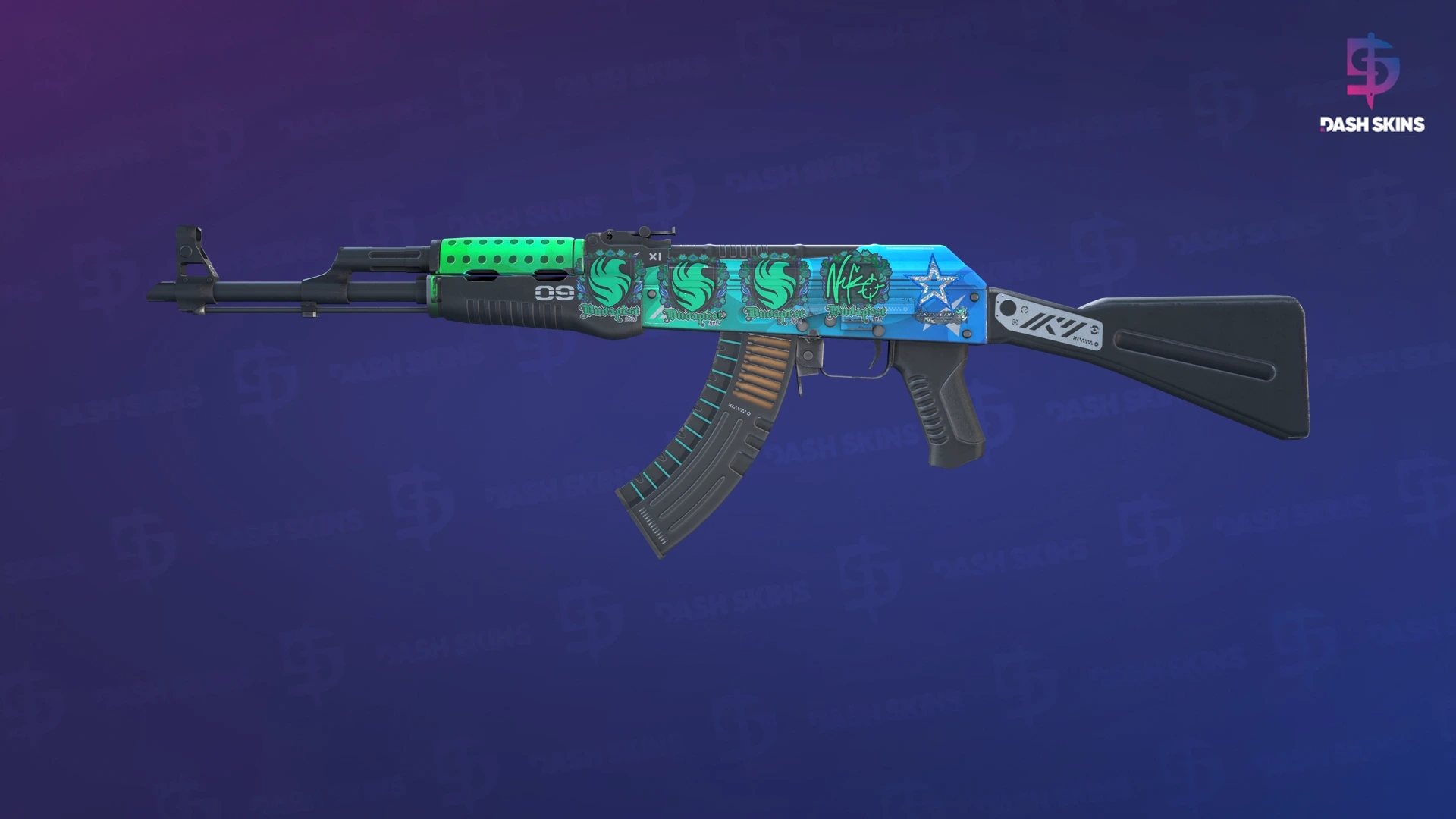 AK-47 | Ice Coaled (Field-Tested) Screenshot Playside