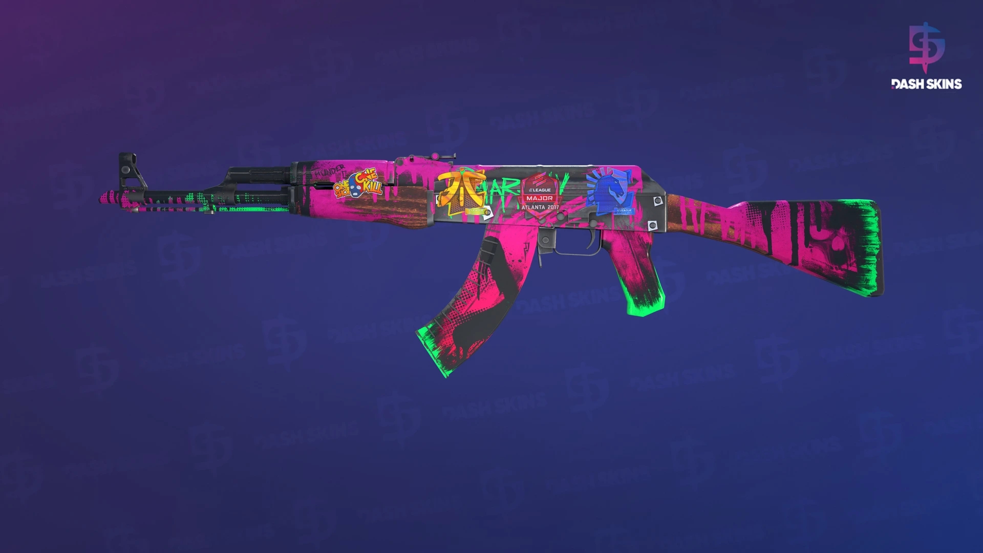AK-47 | Neon Revolution (Field-Tested) Screenshot Playside