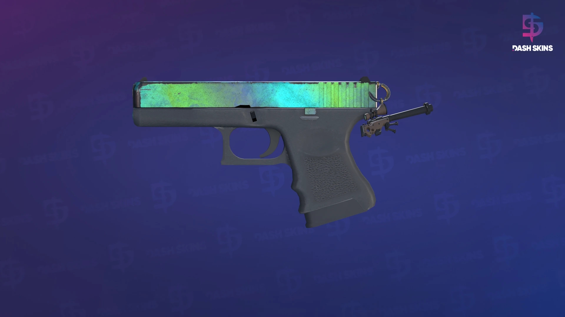 Glock-18 | Gamma Doppler (Battle-Scarred) - Phase 4 Screenshot Playside