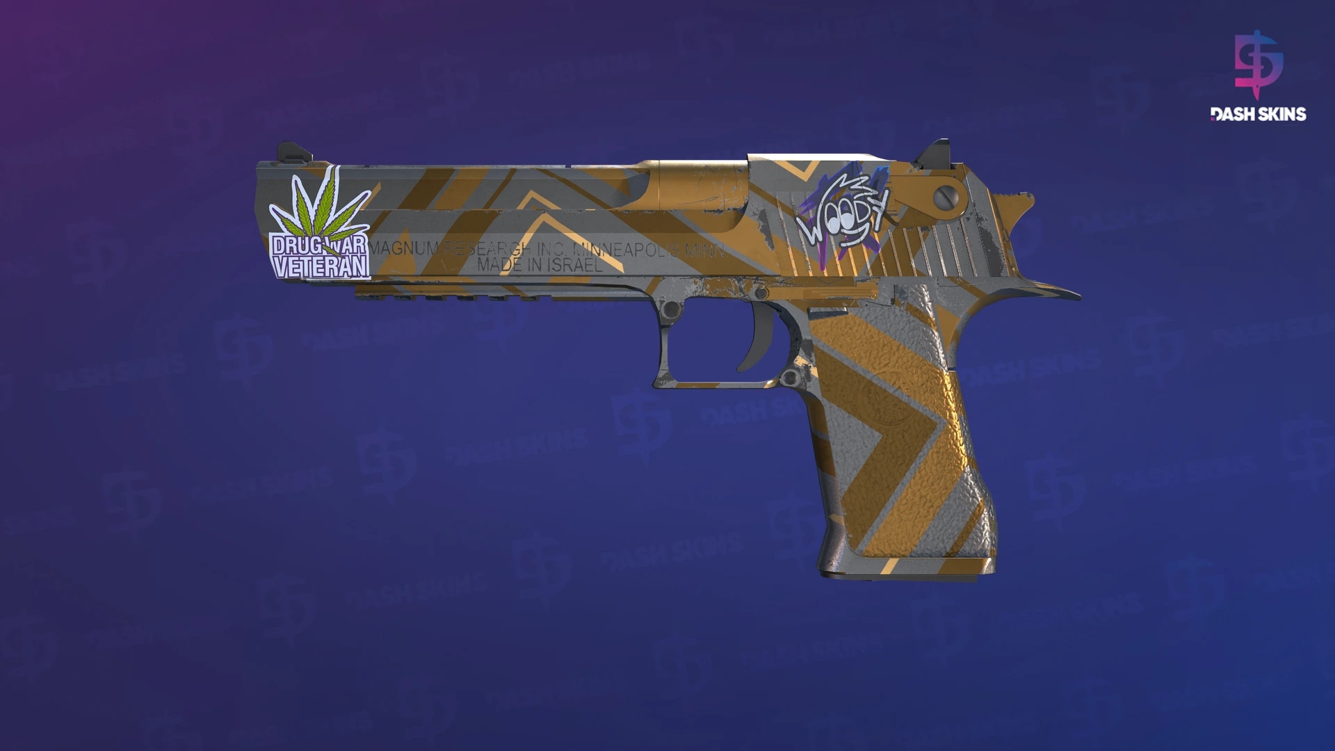 Desert Eagle | Bronze Deco (Minimal Wear) Screenshot Playside