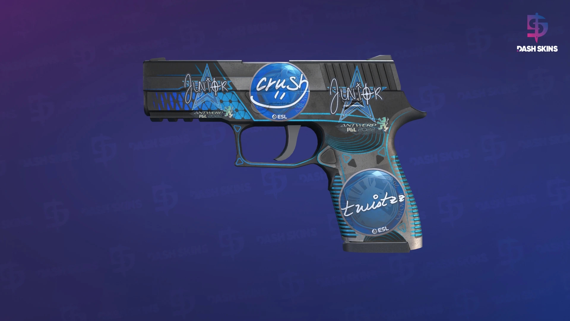 P250 | Valence (Well-Worn) Screenshot Playside