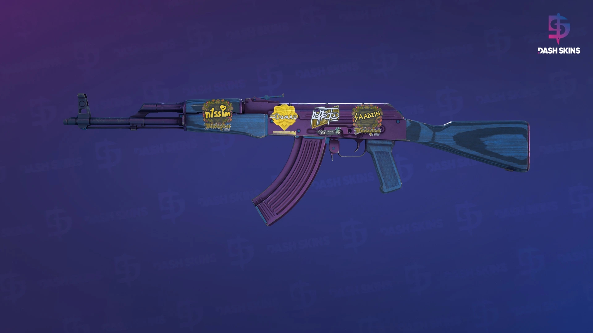 AK-47 | Midnight Laminate (Field-Tested) Screenshot Playside