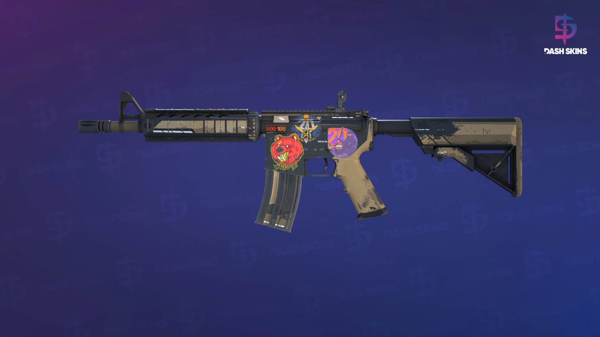StatTrak™ M4A4 | Desert-Strike (Field-Tested) Screenshot Playside