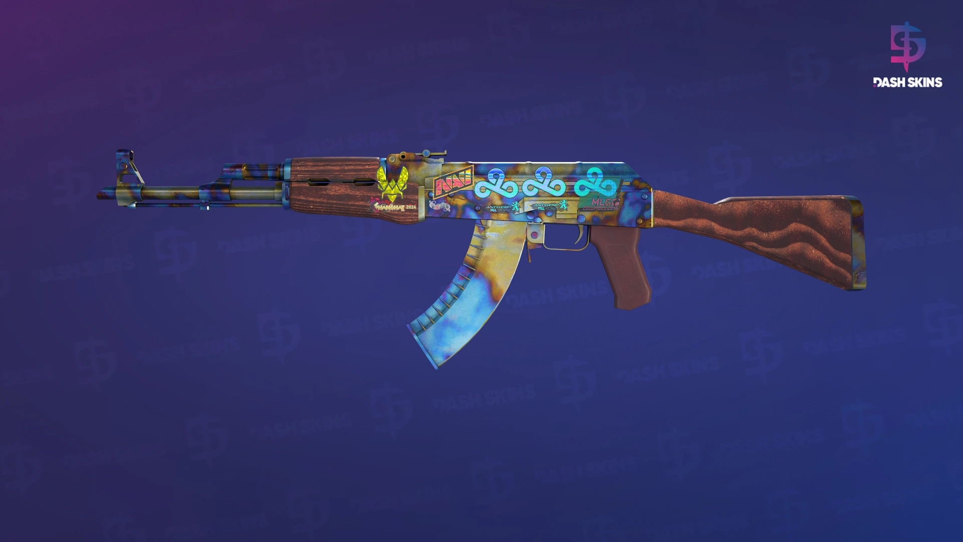 AK-47 | Case Hardened (Minimal Wear) Screenshot Playside
