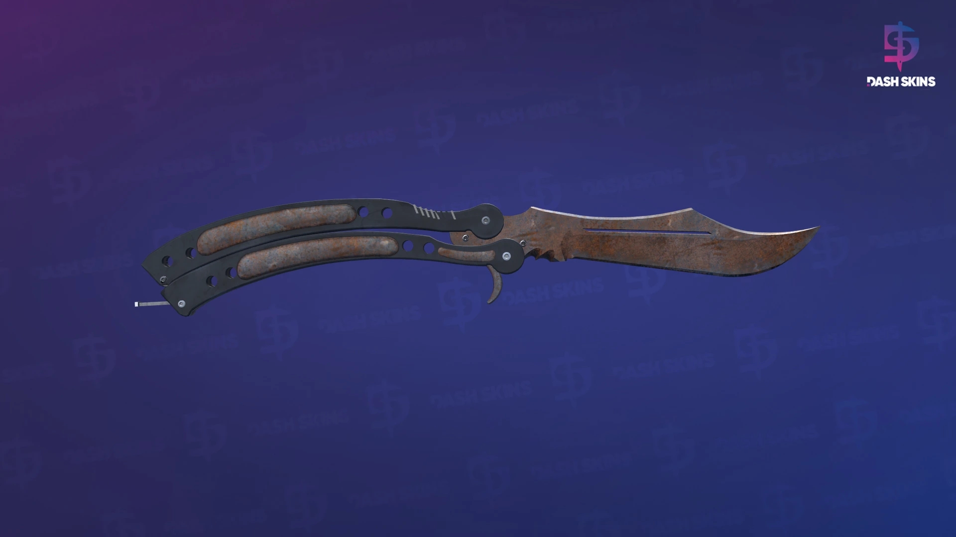 ★ Butterfly Knife | Rust Coat (Battle-Scarred) Screenshot Playside