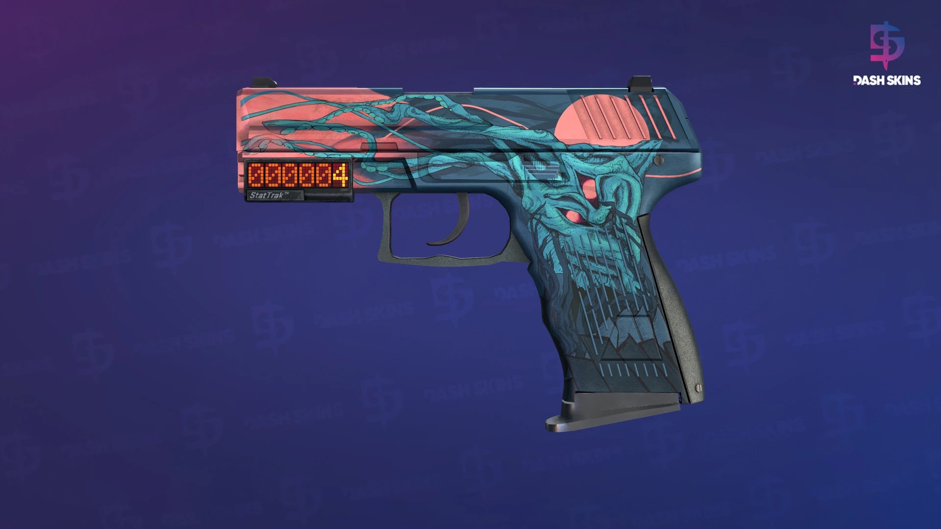 StatTrak™ P2000 | Gnarled (Minimal Wear) Screenshot Playside