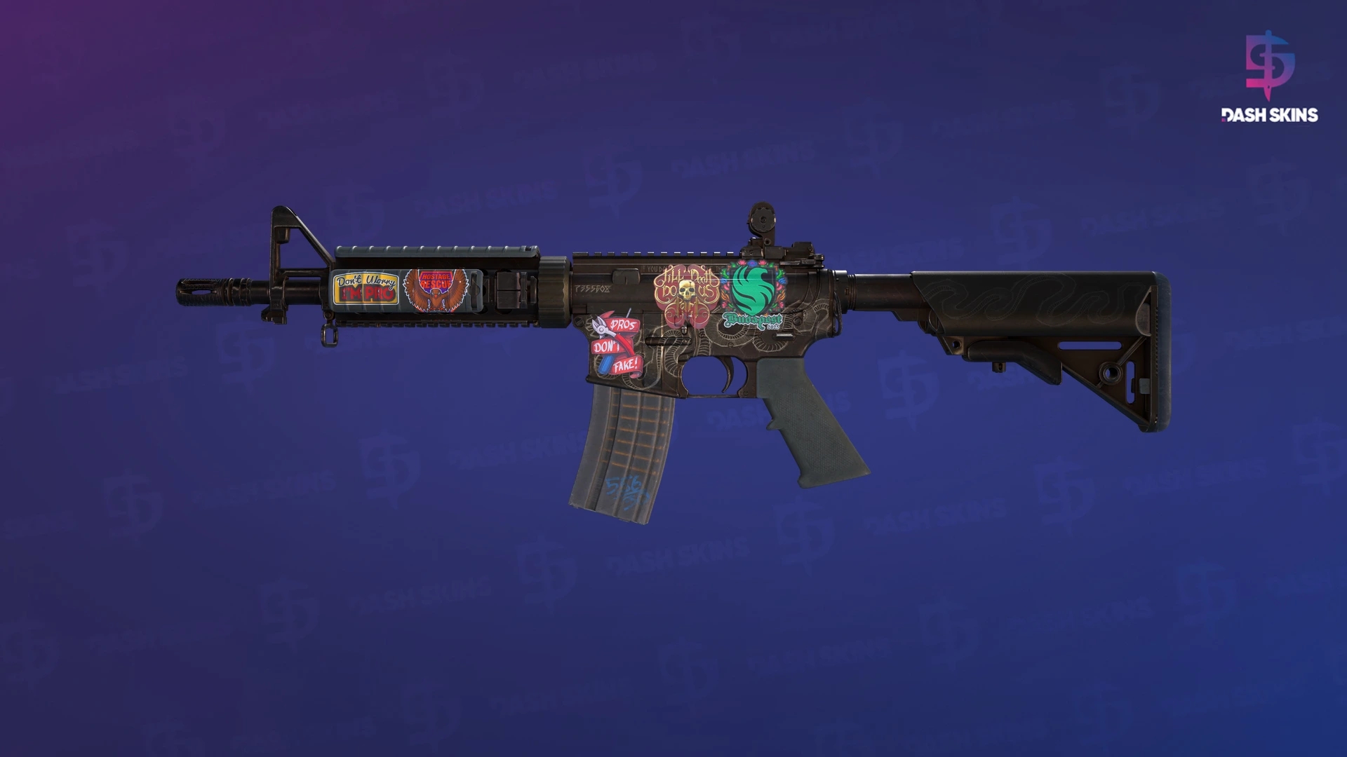 M4A4 | Etch Lord (Battle-Scarred) Screenshot Playside