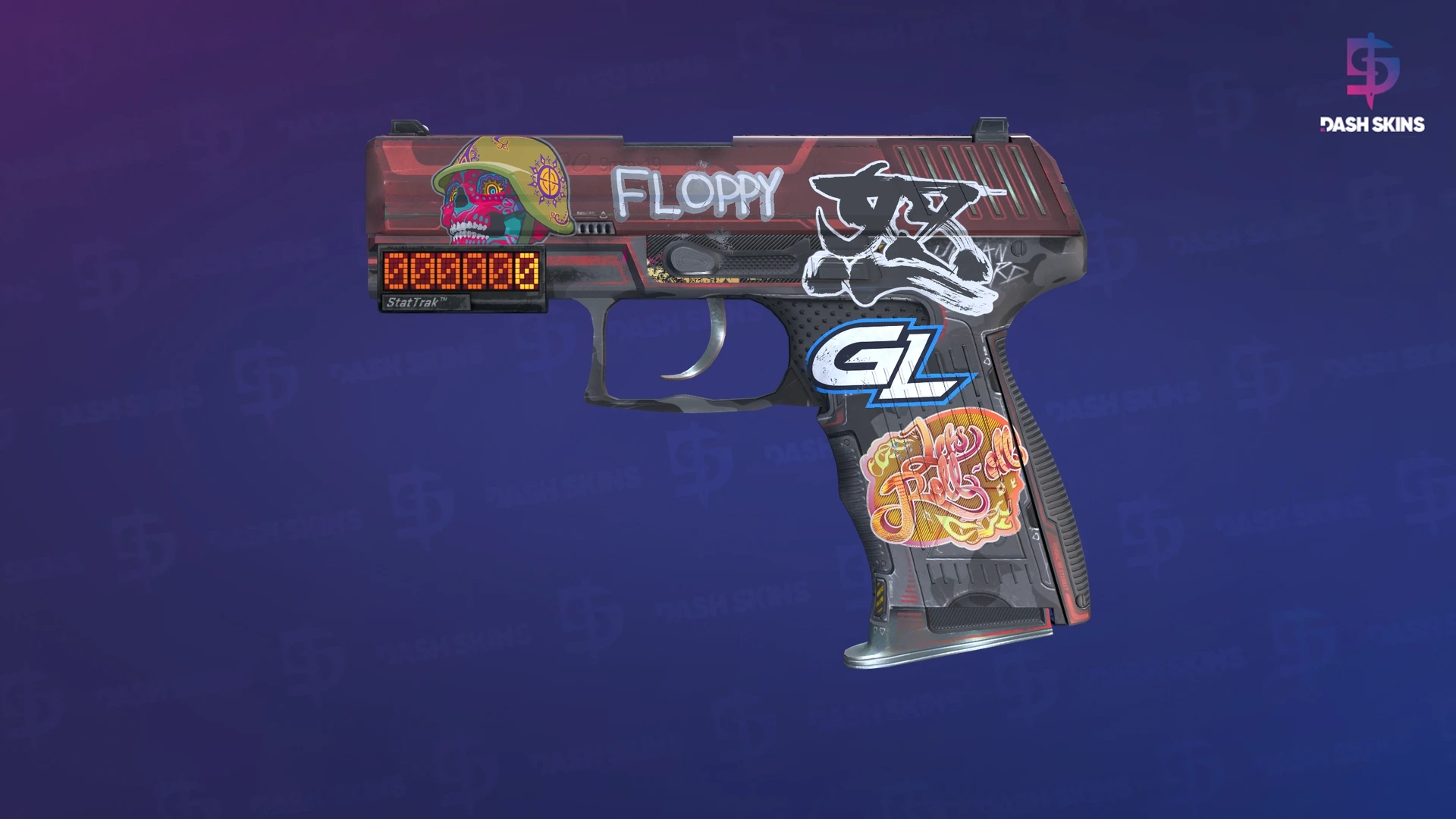 StatTrak™ P2000 | Urban Hazard (Minimal Wear) Screenshot Playside