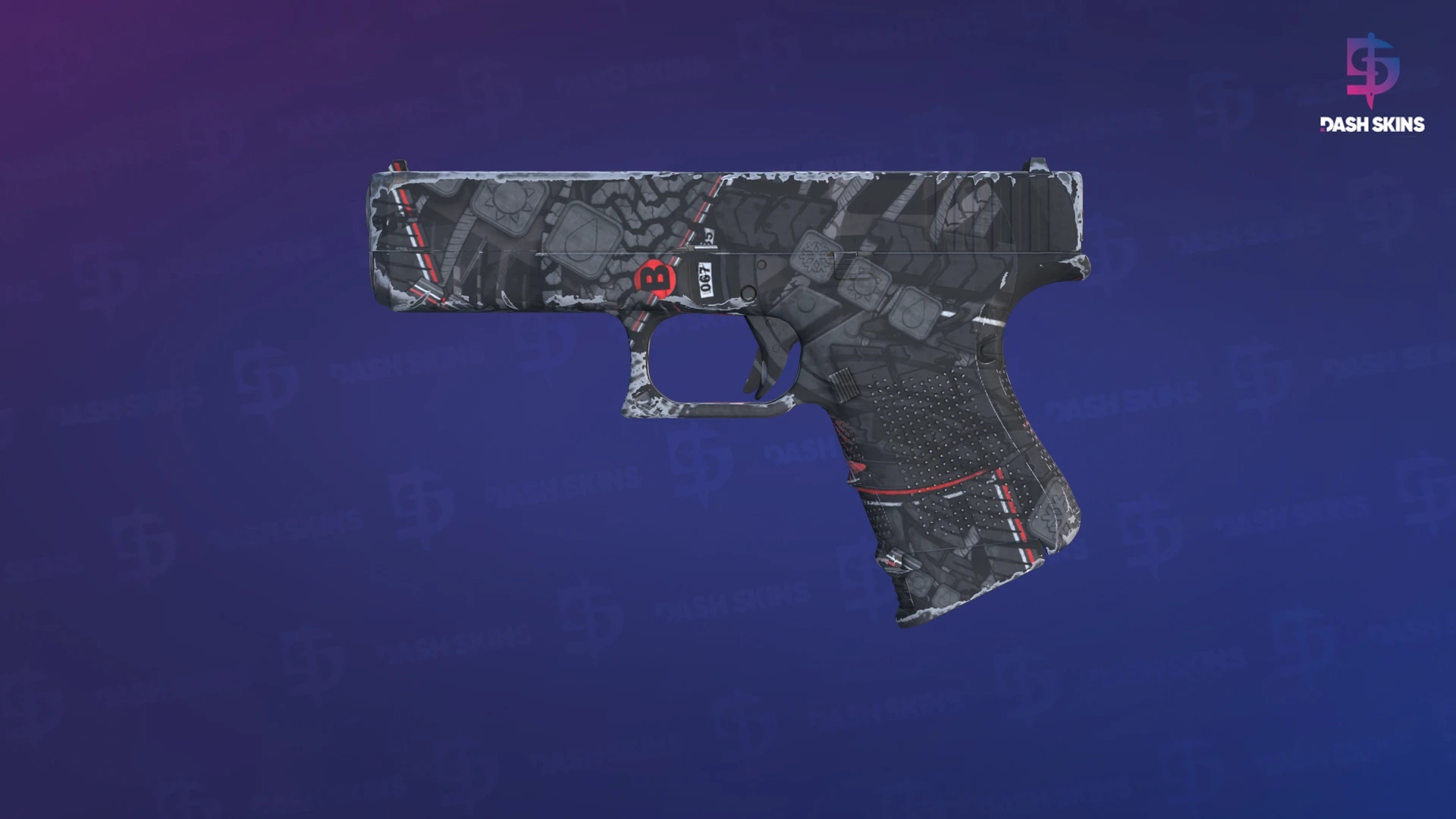 Glock-18 | Red Tire (Minimal Wear) Screenshot Playside