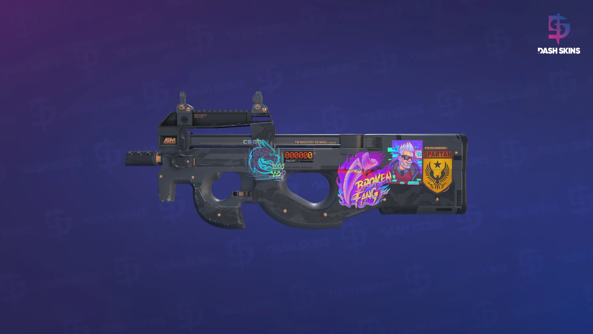 StatTrak™ P90 | Elite Build (Minimal Wear) Screenshot Playside
