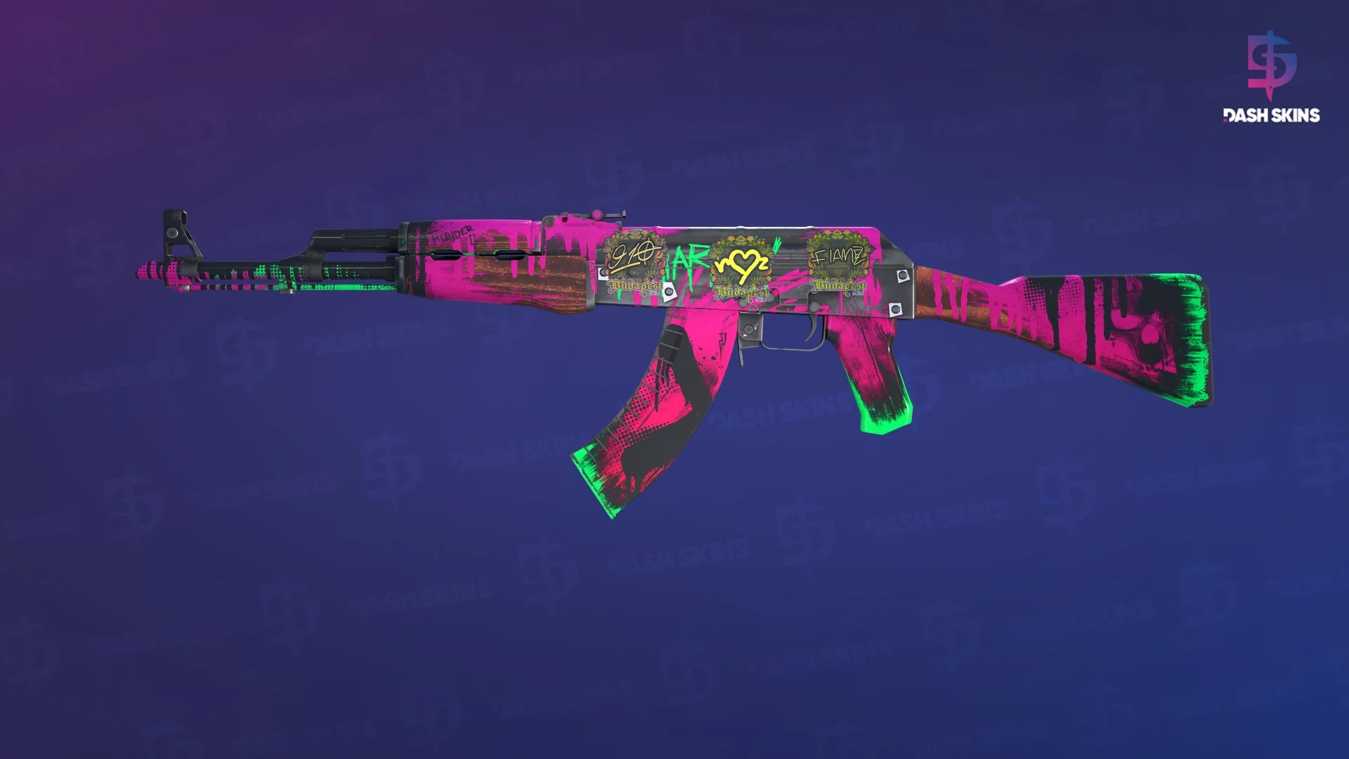 AK-47 | Neon Revolution (Field-Tested) Screenshot Playside